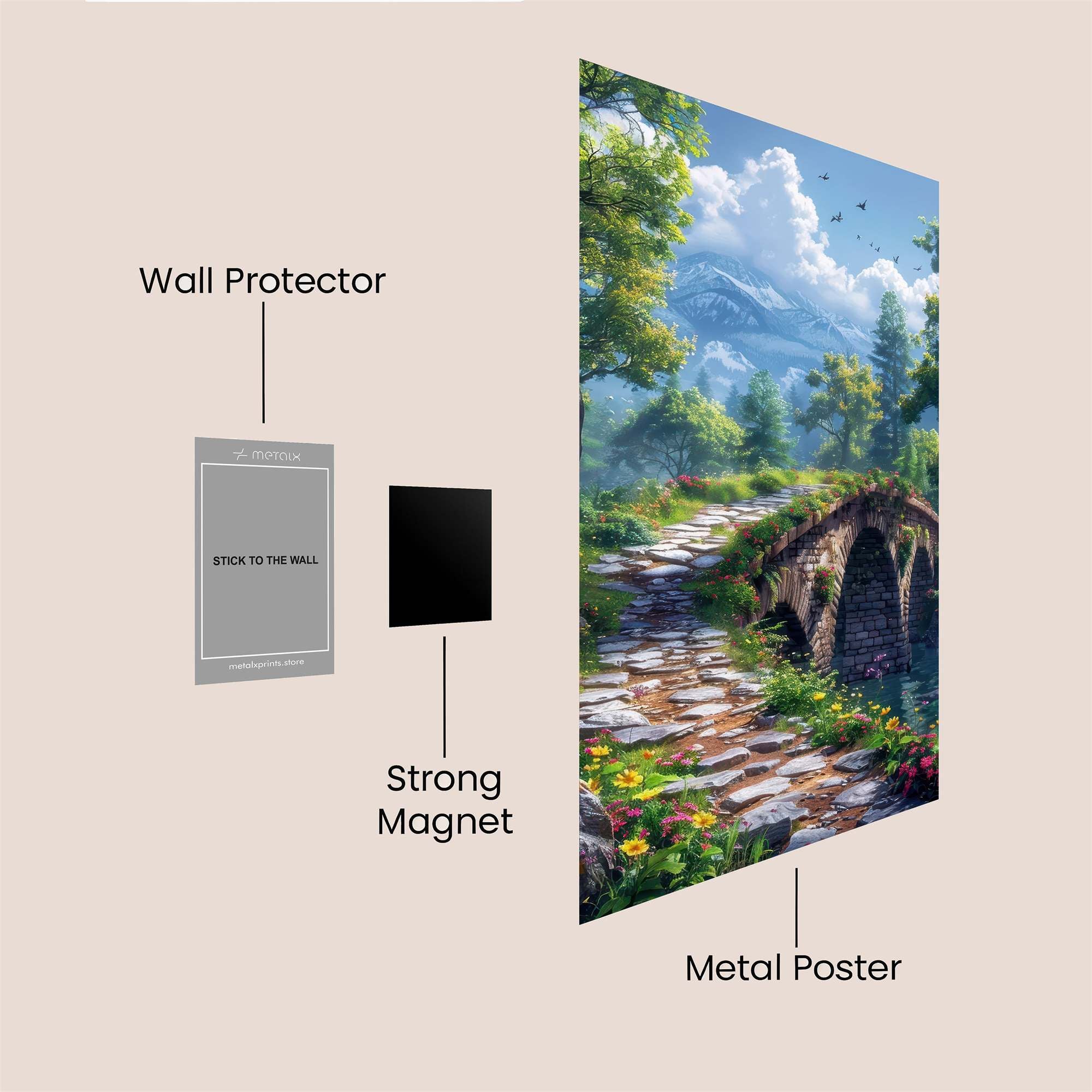 Forest Whimsy Safe Wall Magnetic / M