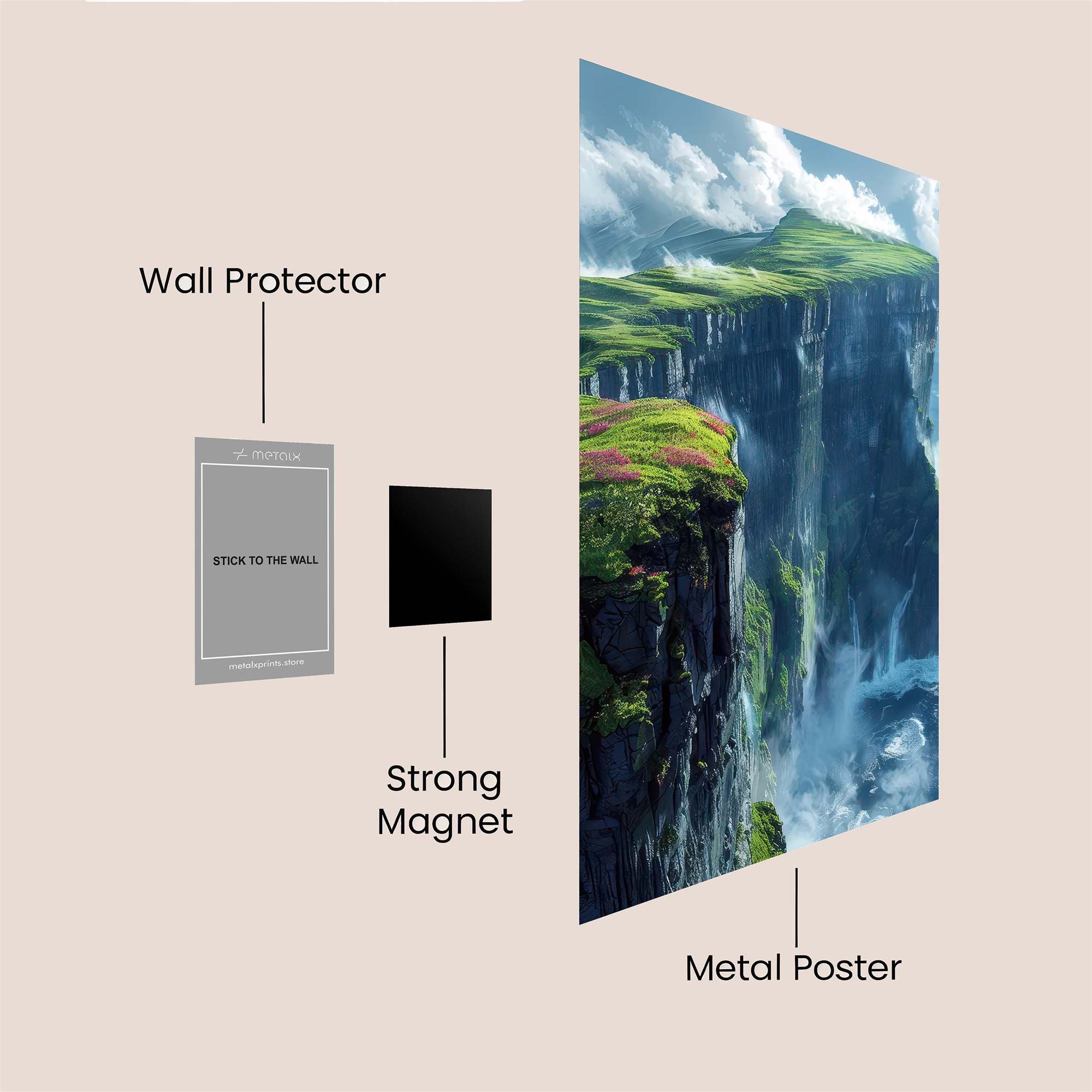 Cliff Serenity Safe Wall Magnetic / M