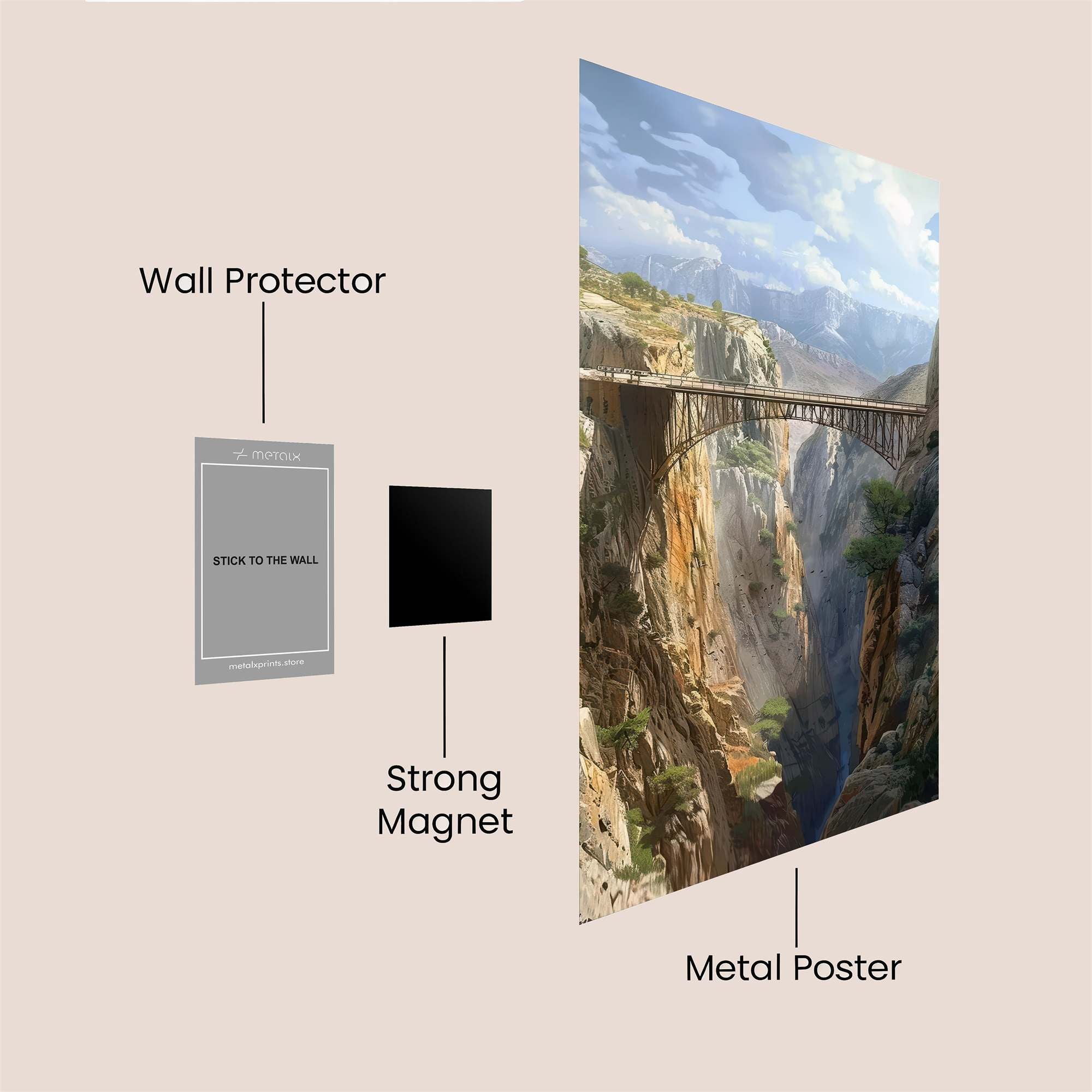 Canyon Serenity Safe Wall Magnetic / M