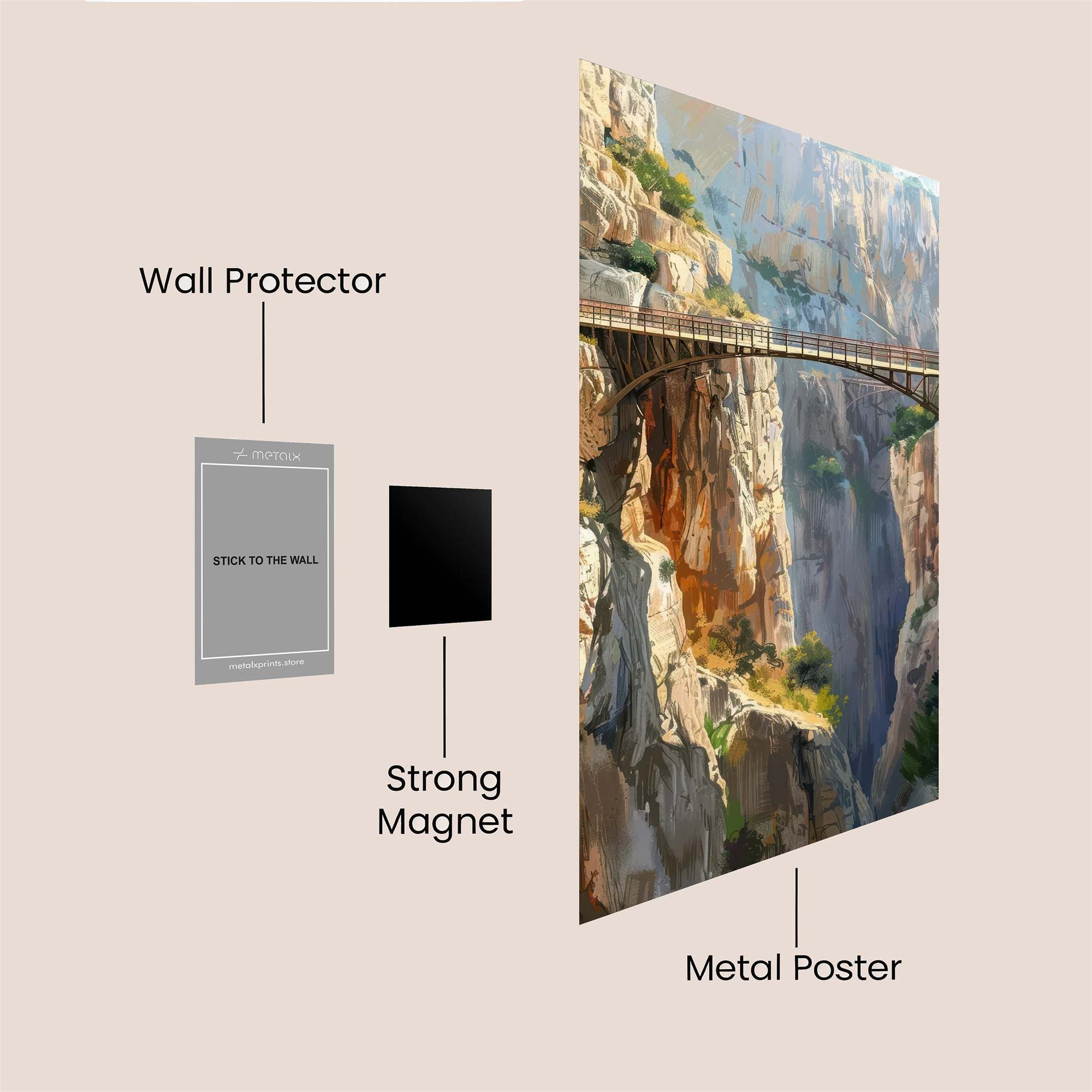 Canyon Serenity Safe Wall Magnetic / M