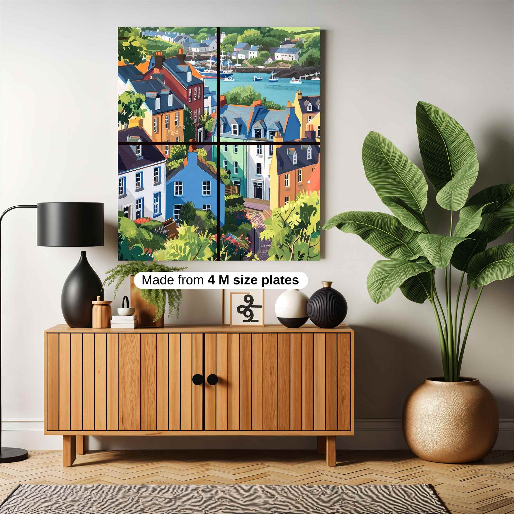 Coastal Serenity Safe Wall Magnetic / M