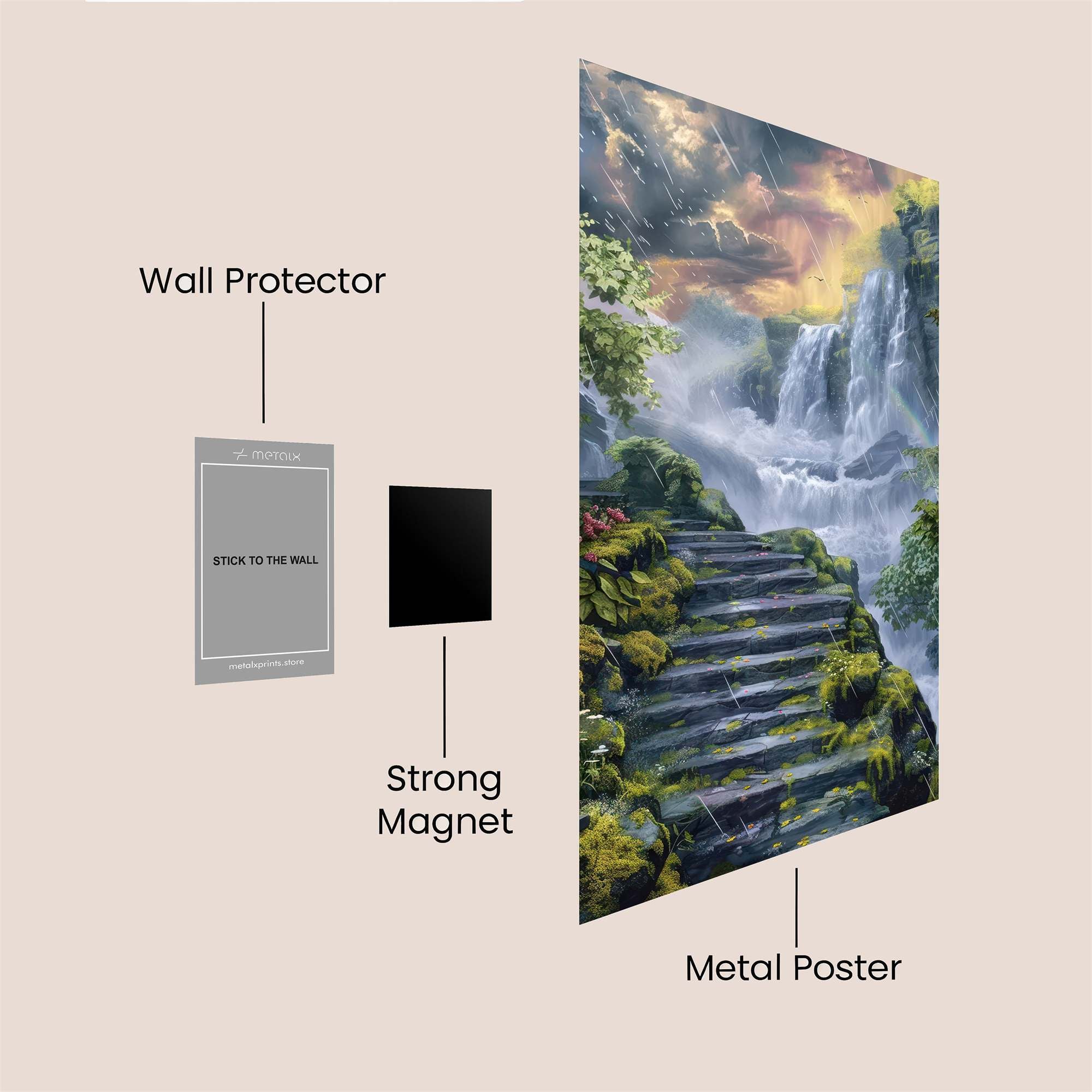 Heavenly Ascent Safe Wall Magnetic / M