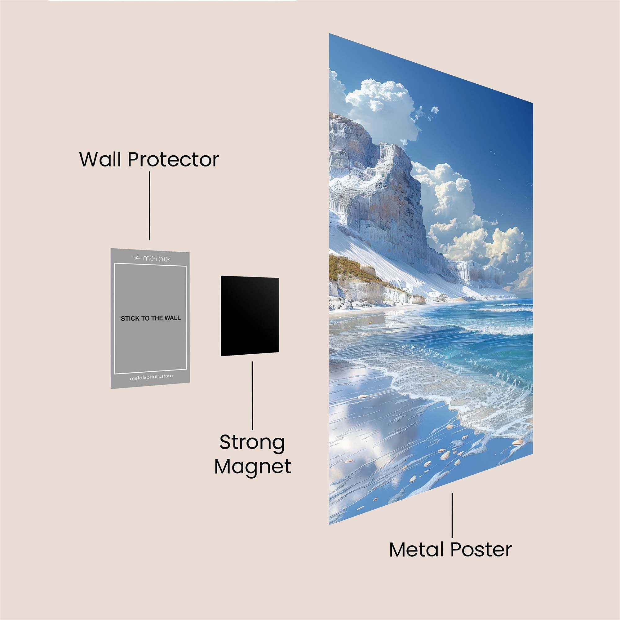 Mountain Serenity Safe Wall Magnetic / M