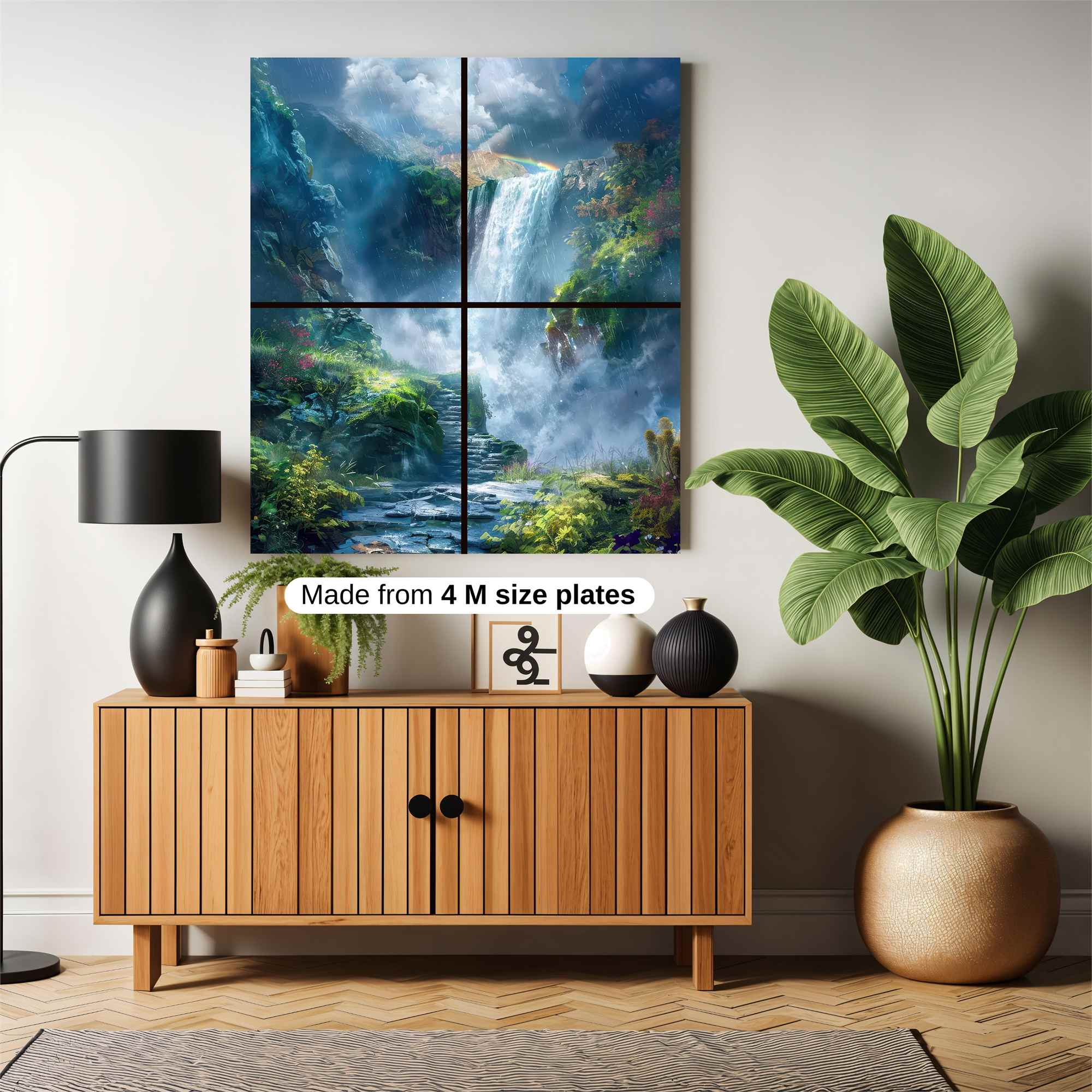 Mystic Waterfall Safe Wall Magnetic / M