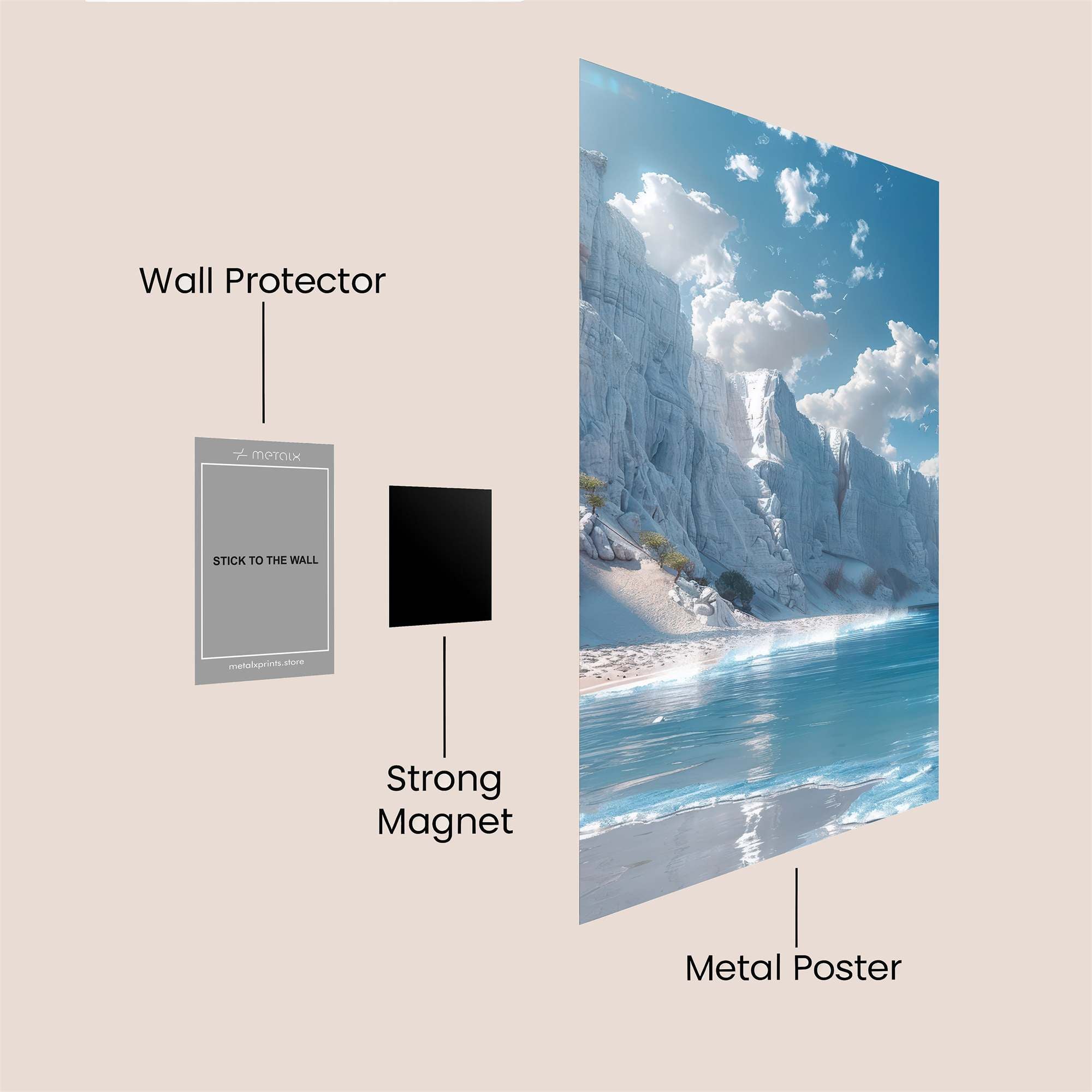 Cliff Serenity Safe Wall Magnetic / M