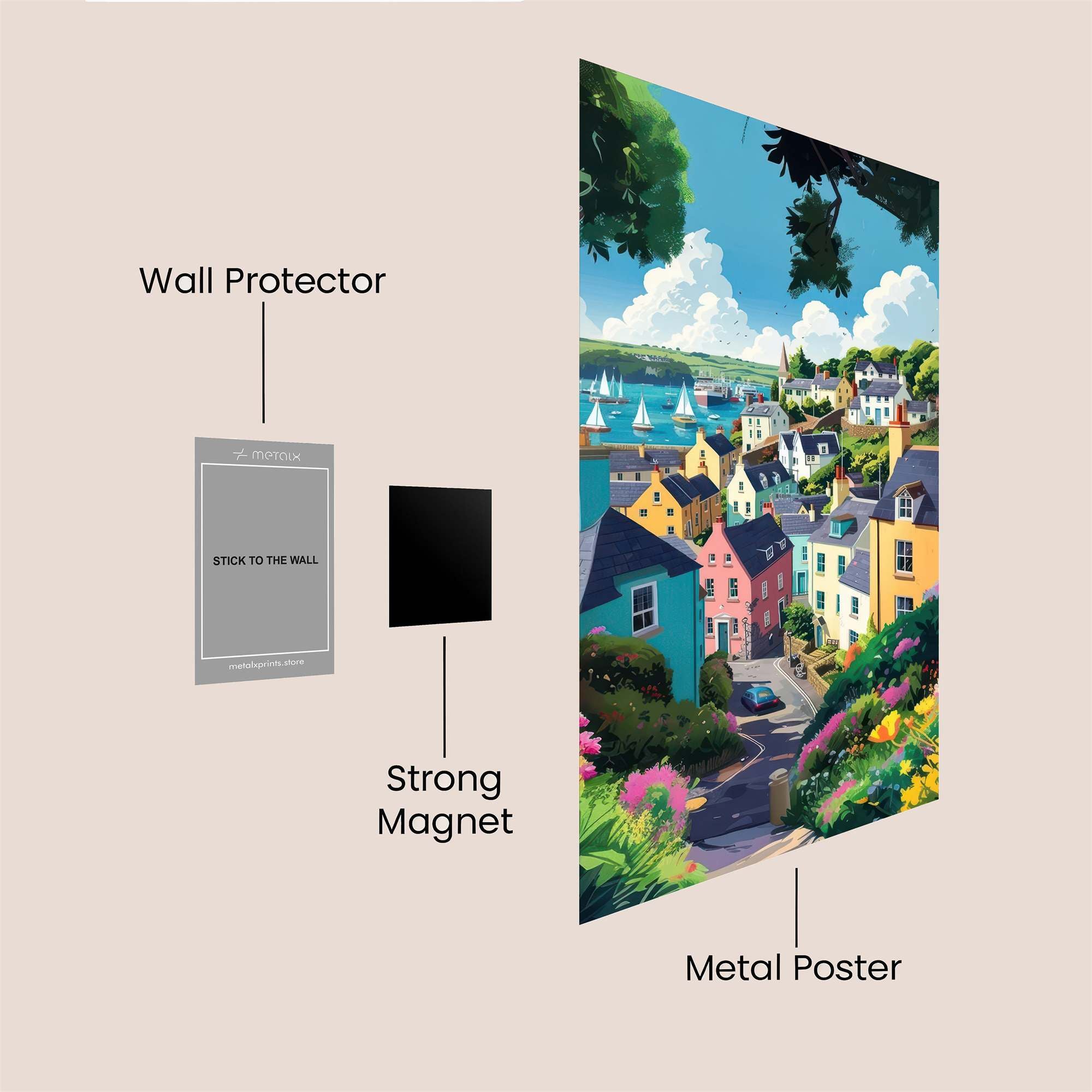 Harbor Bliss Safe Wall Magnetic / M