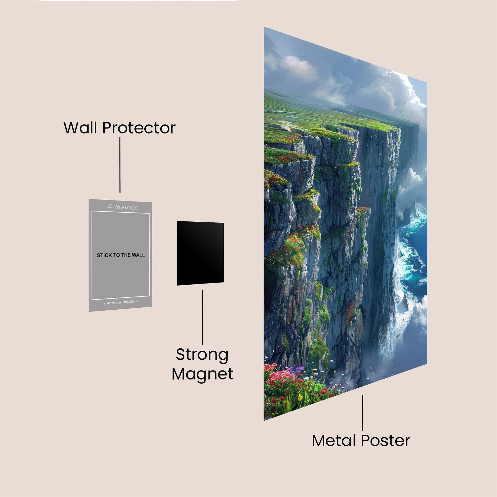 Cliff Serenity Safe Wall Magnetic / M