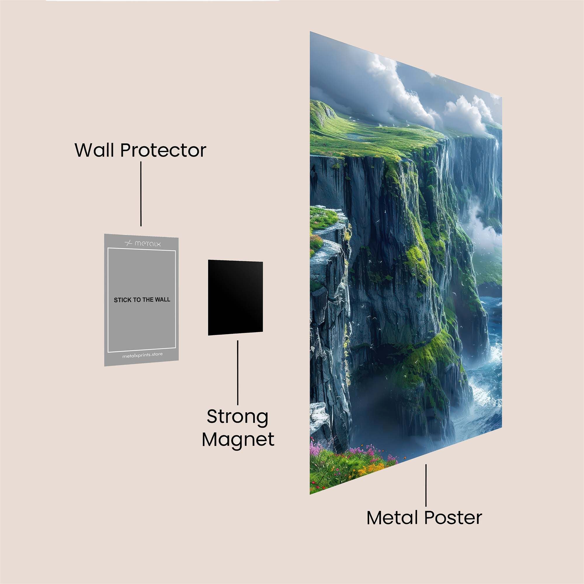 Cliffs Enigmatic Safe Wall Magnetic / M