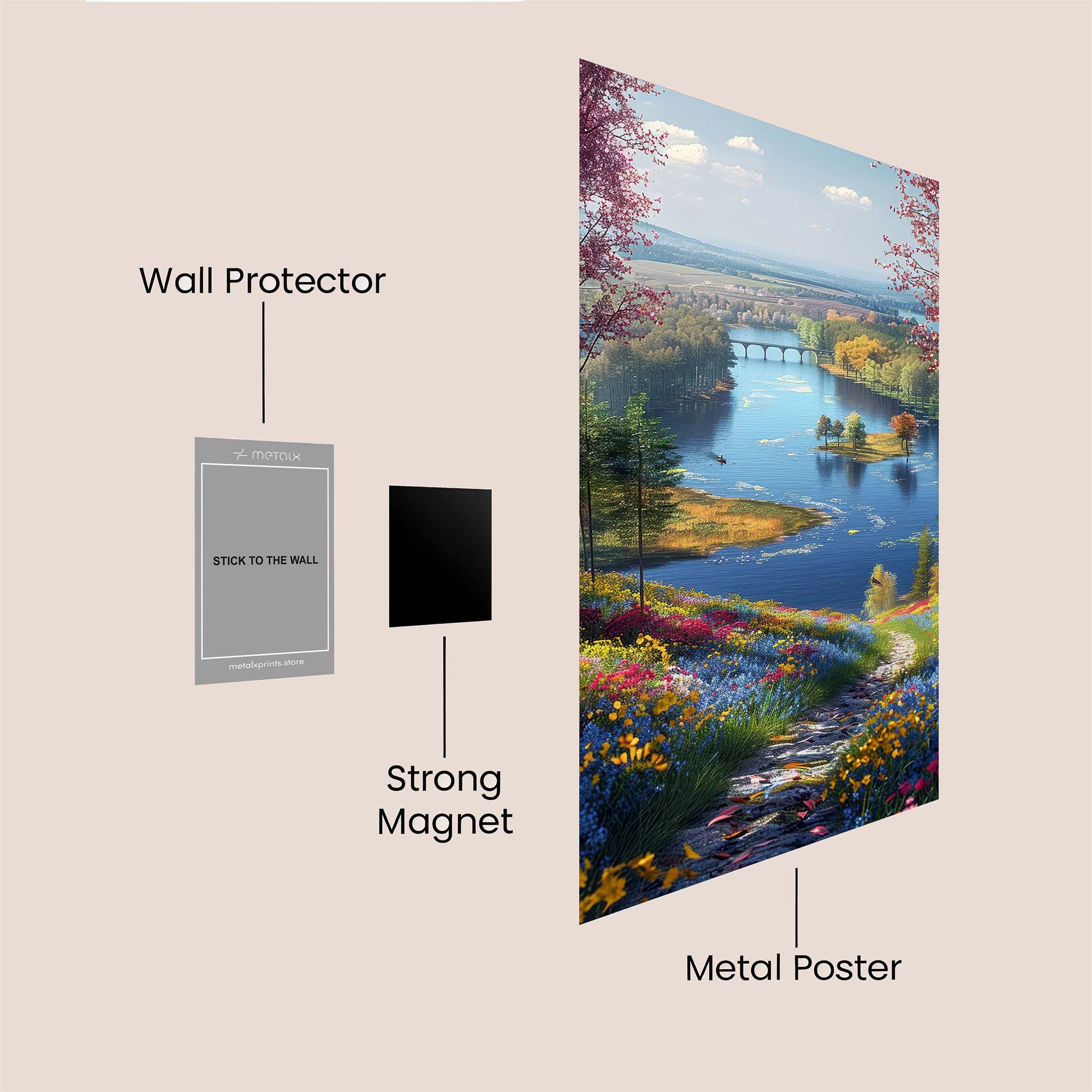 River Serenity Safe Wall Magnetic / M