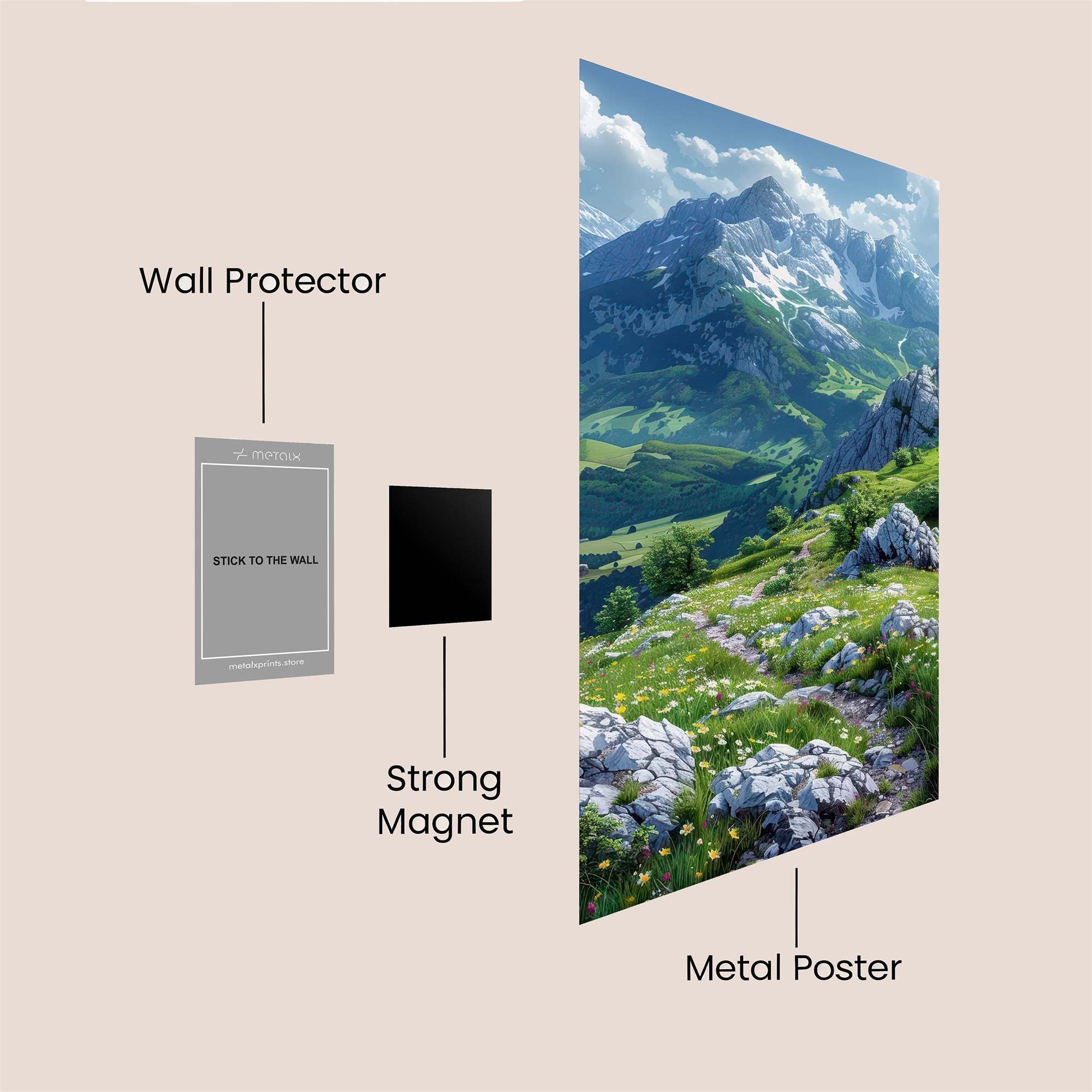 Alpine Serenity Safe Wall Magnetic / M