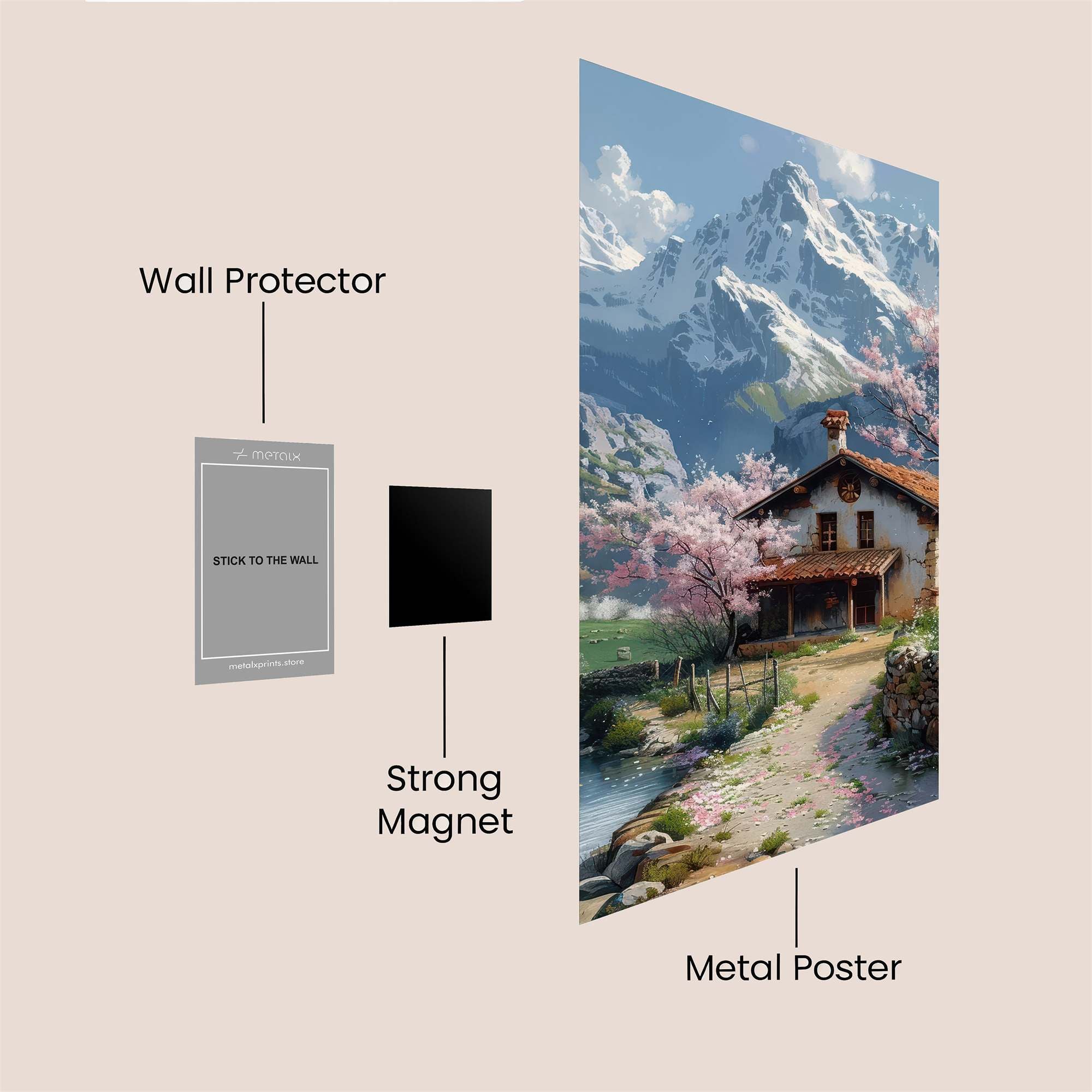 Alpine Serenity Safe Wall Magnetic / M