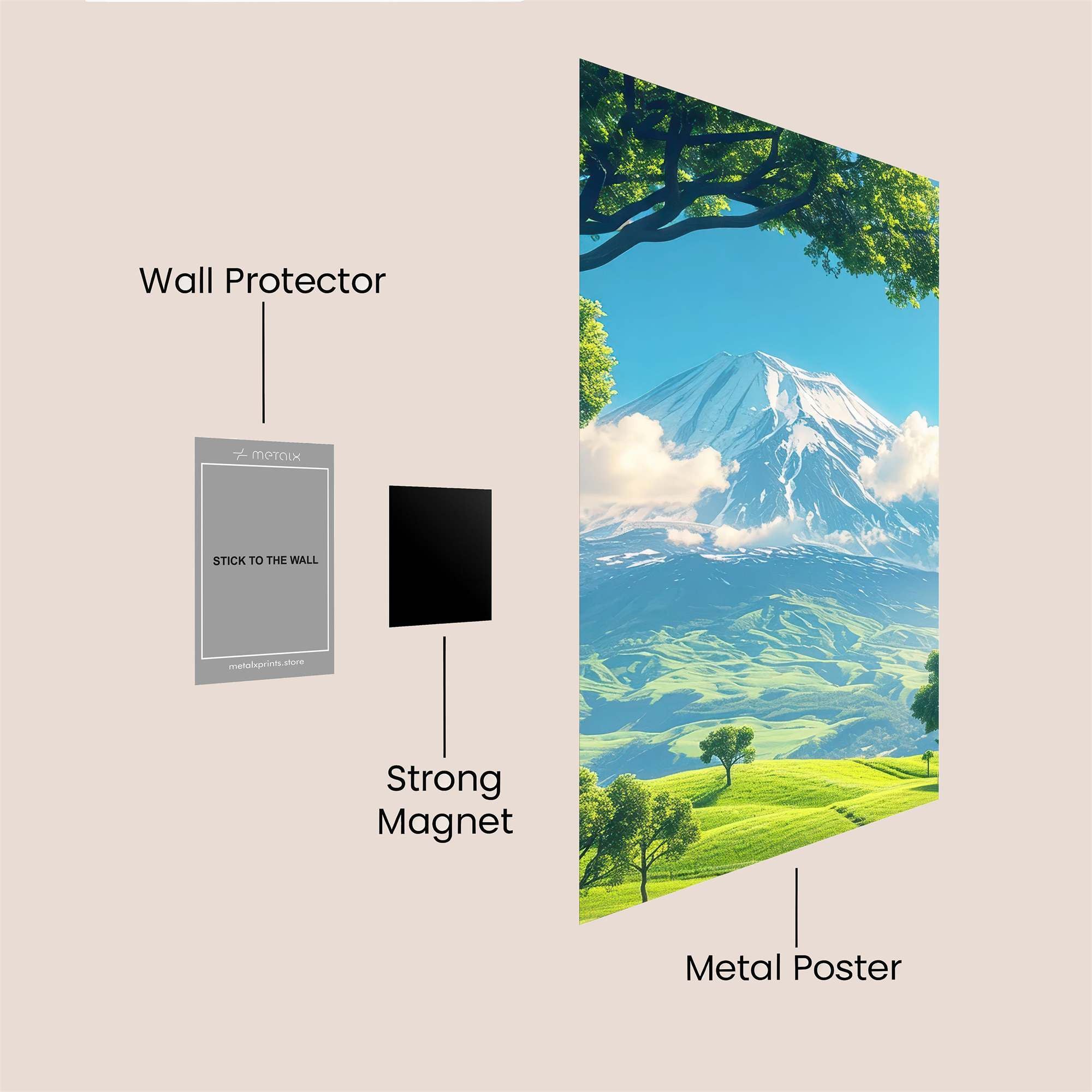 Fuji Serenity Safe Wall Magnetic / M