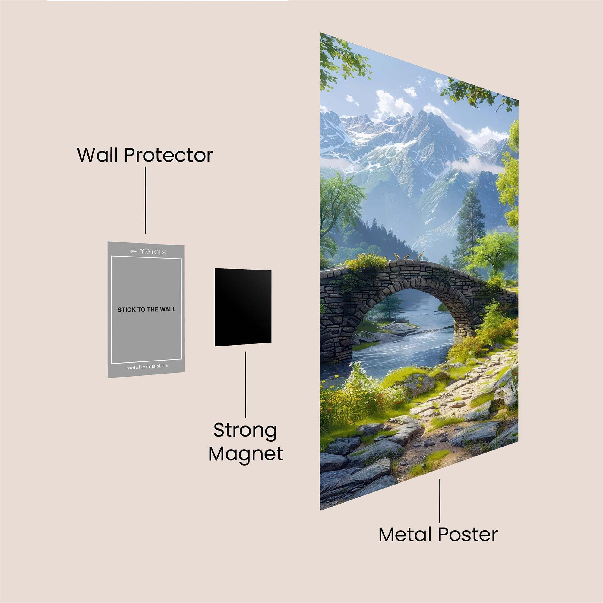 Alpine Serenity Safe Wall Magnetic / M