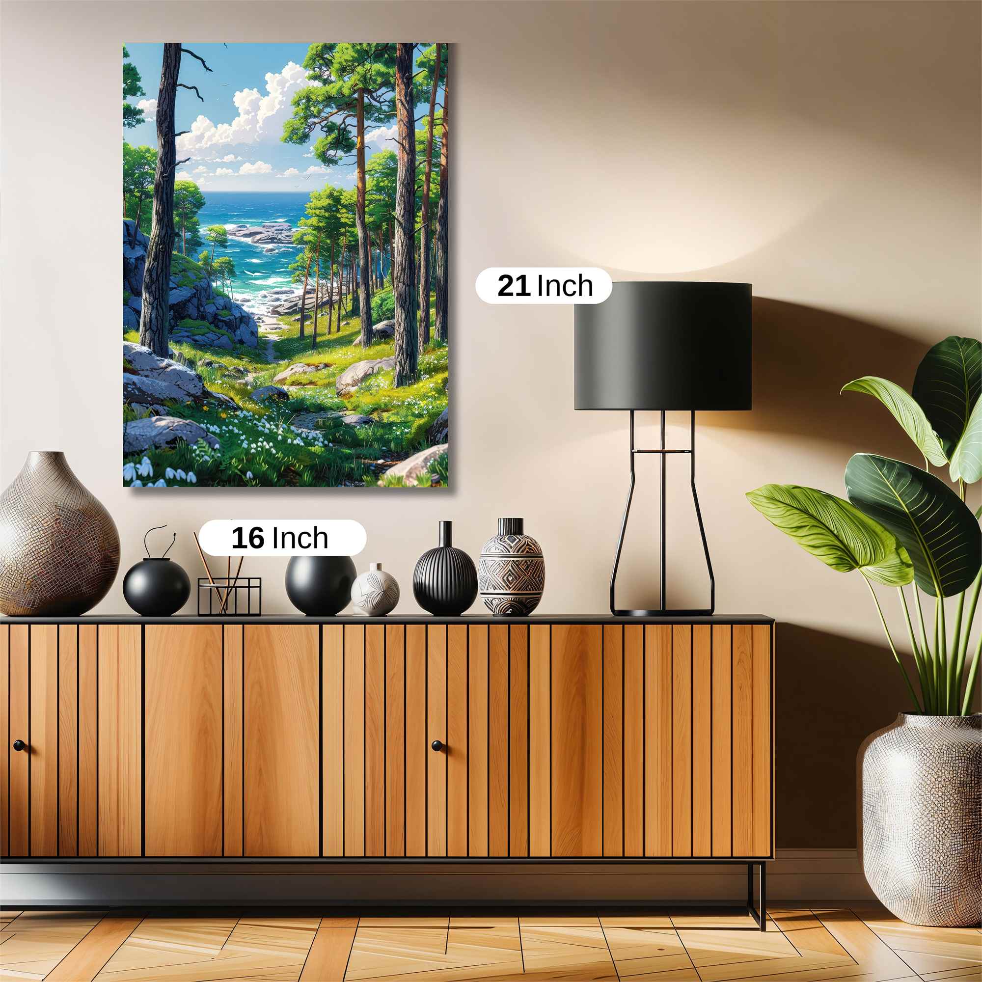 Forest Serenity Safe Wall Magnetic / M