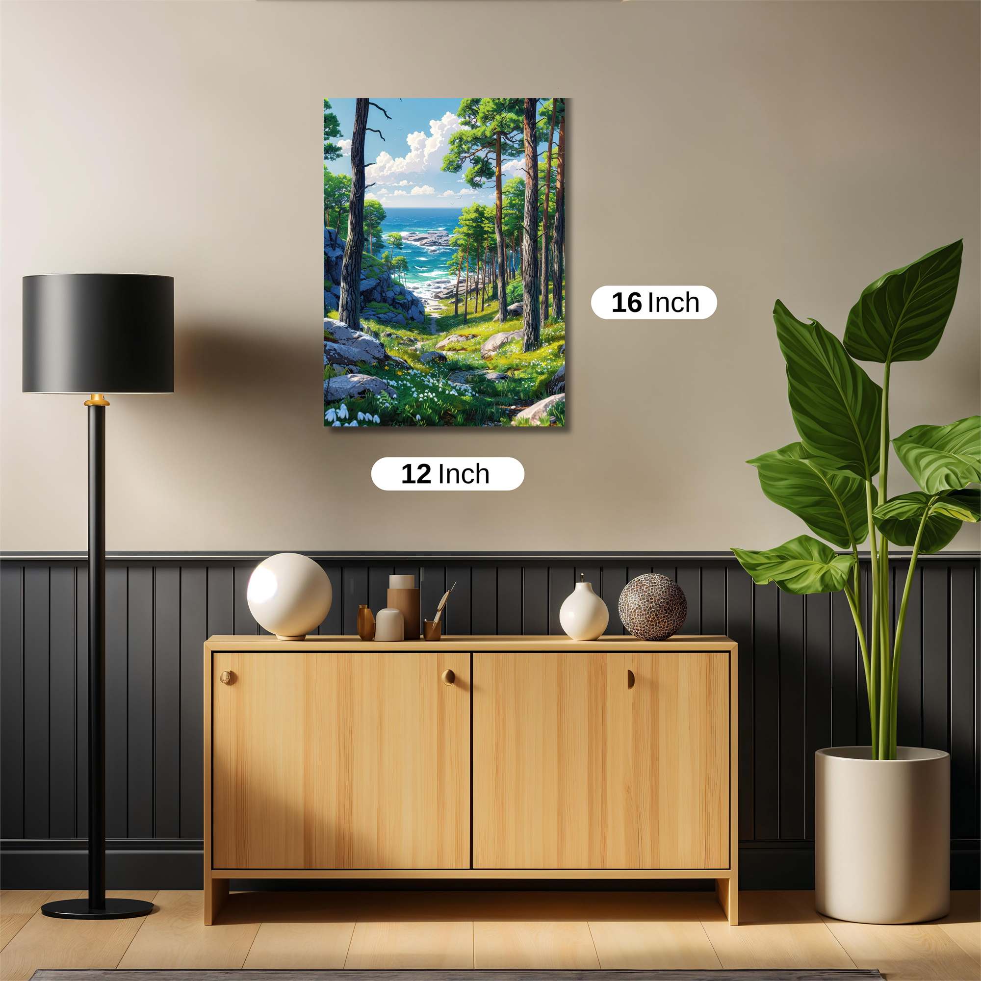Forest Serenity Safe Wall Magnetic / M