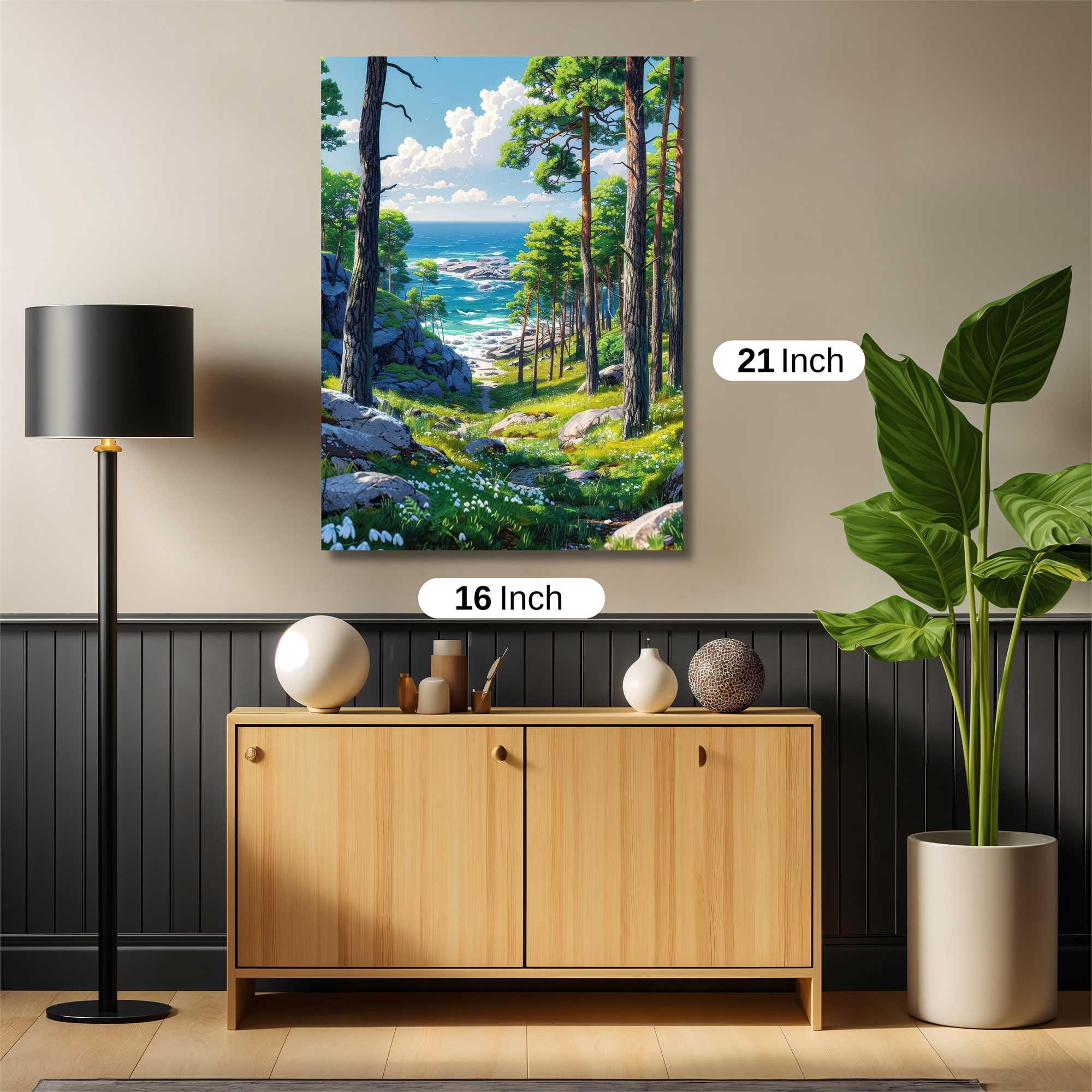 Forest Serenity Safe Wall Magnetic / M