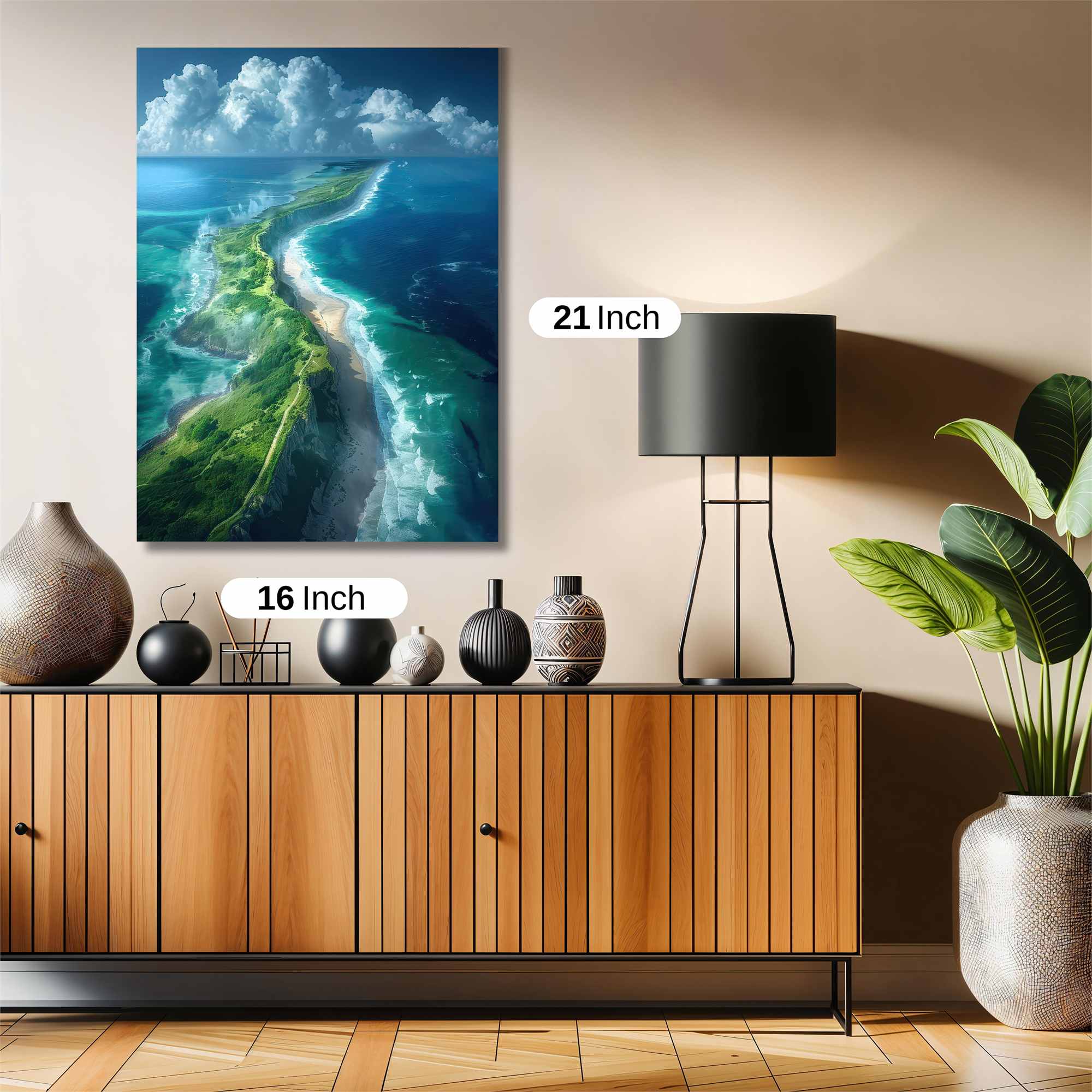 Island Serenity Safe Wall Magnetic / M