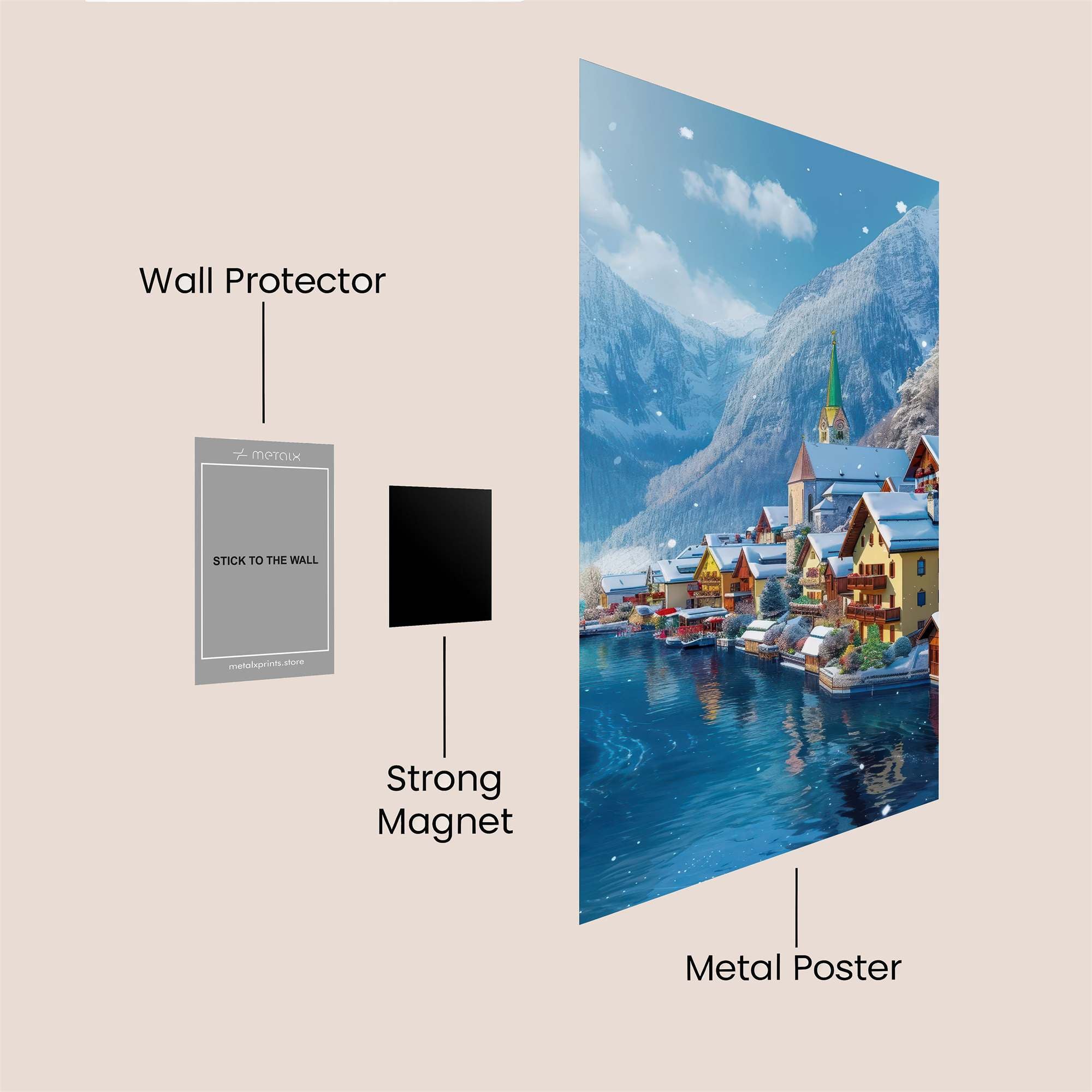 Hallstatt Harmony Safe Wall Magnetic / M