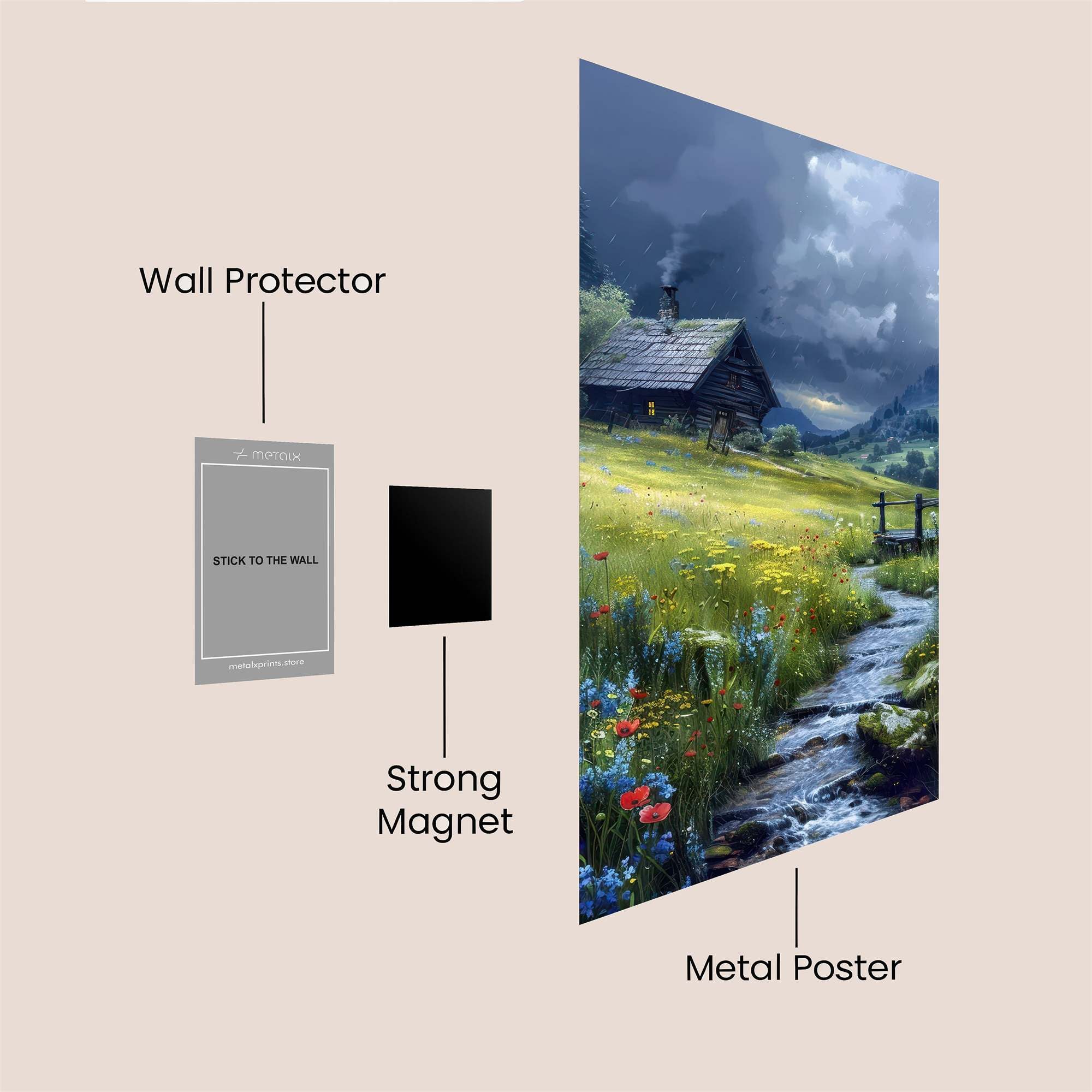 Cabin Serenity Safe Wall Magnetic / M