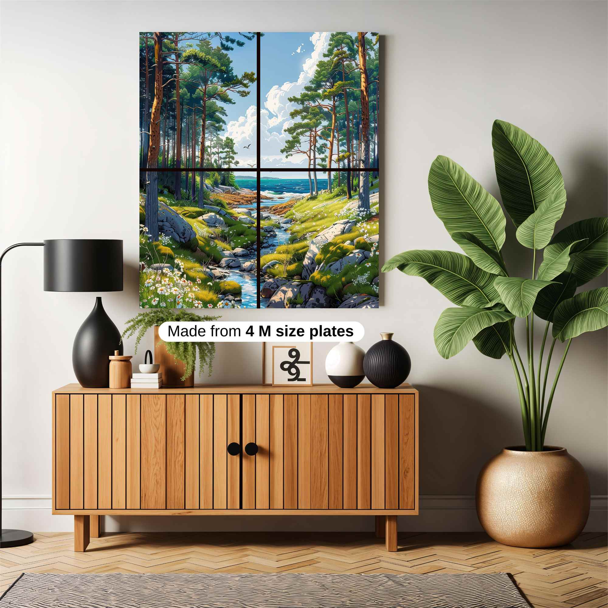 Forest Serenity Safe Wall Magnetic / M