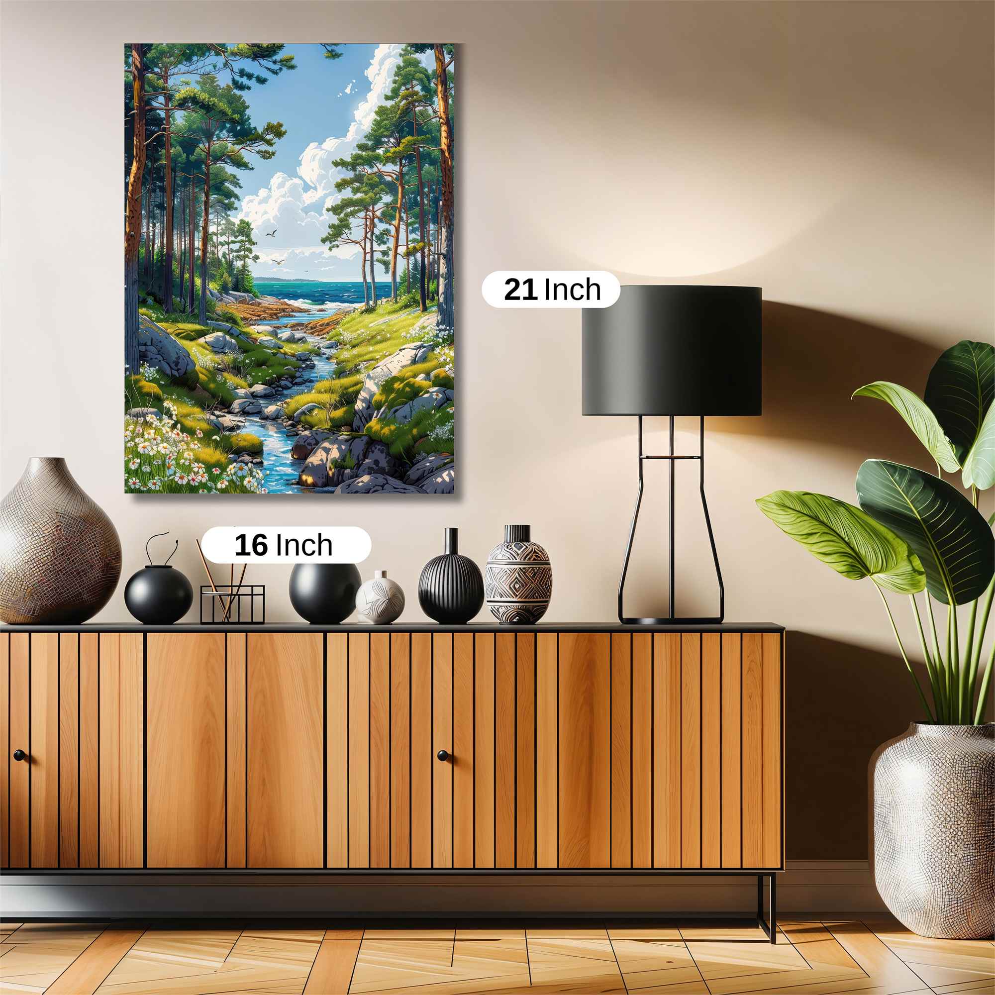 Forest Serenity Safe Wall Magnetic / M