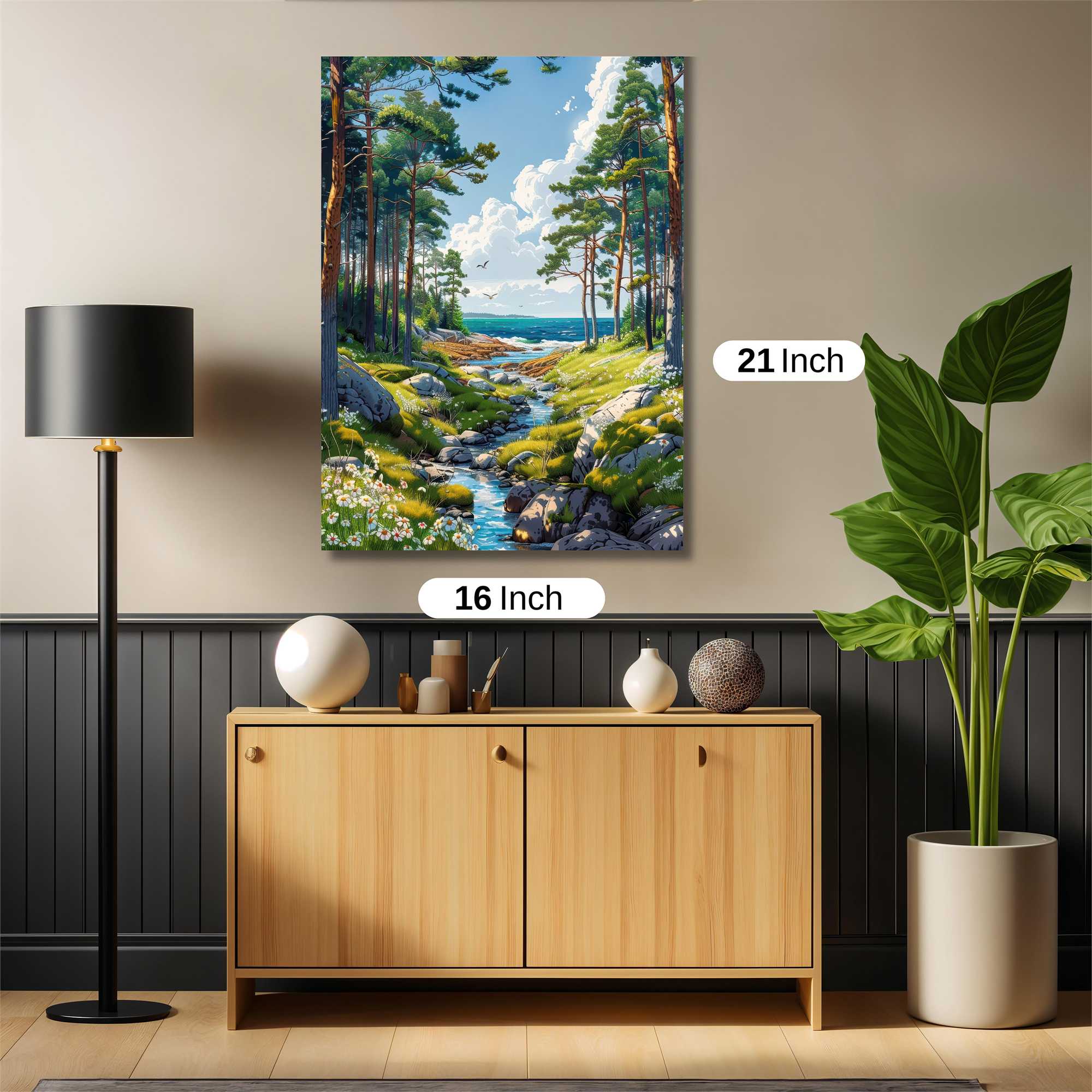 Forest Serenity Safe Wall Magnetic / M