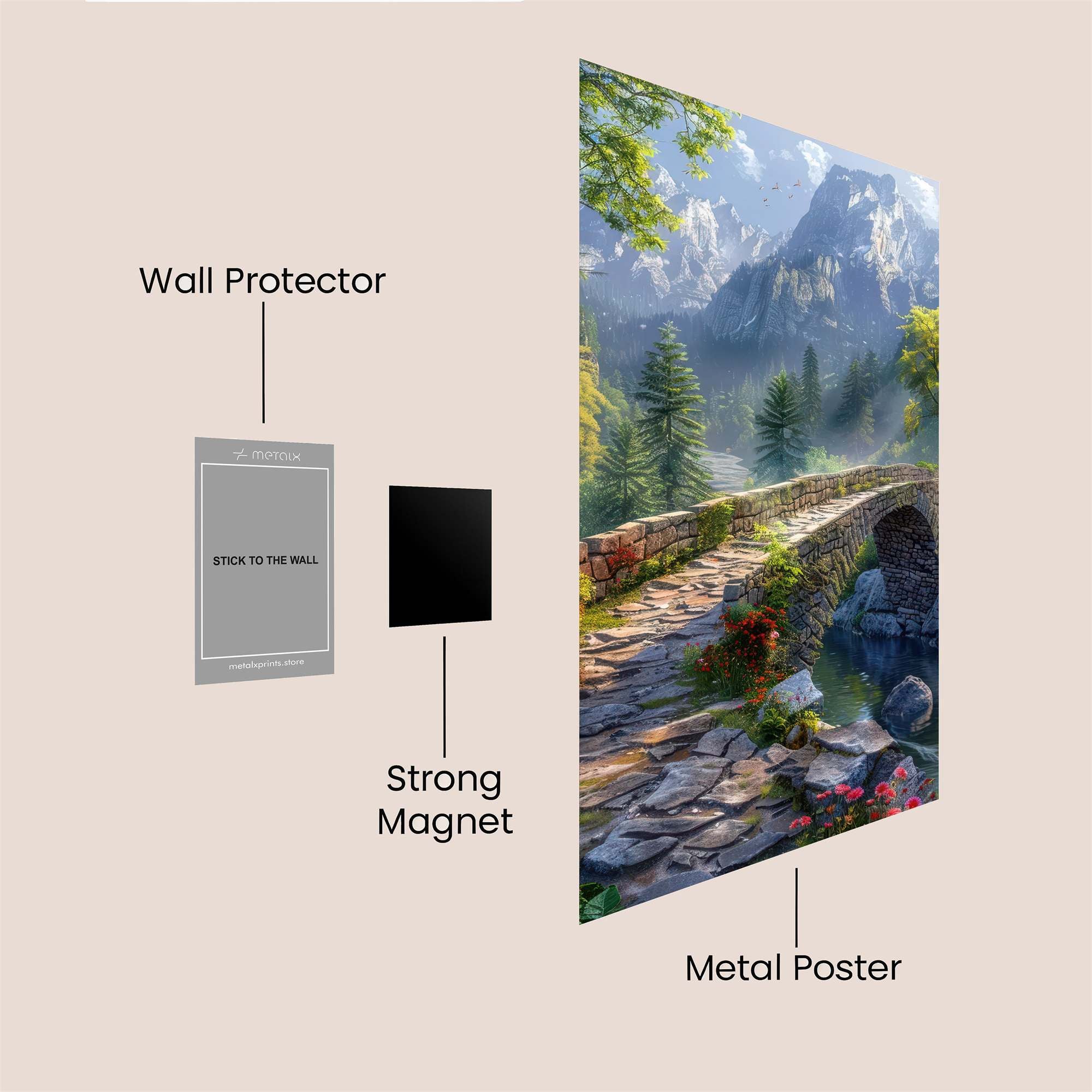 Alpine Serenity Safe Wall Magnetic / M