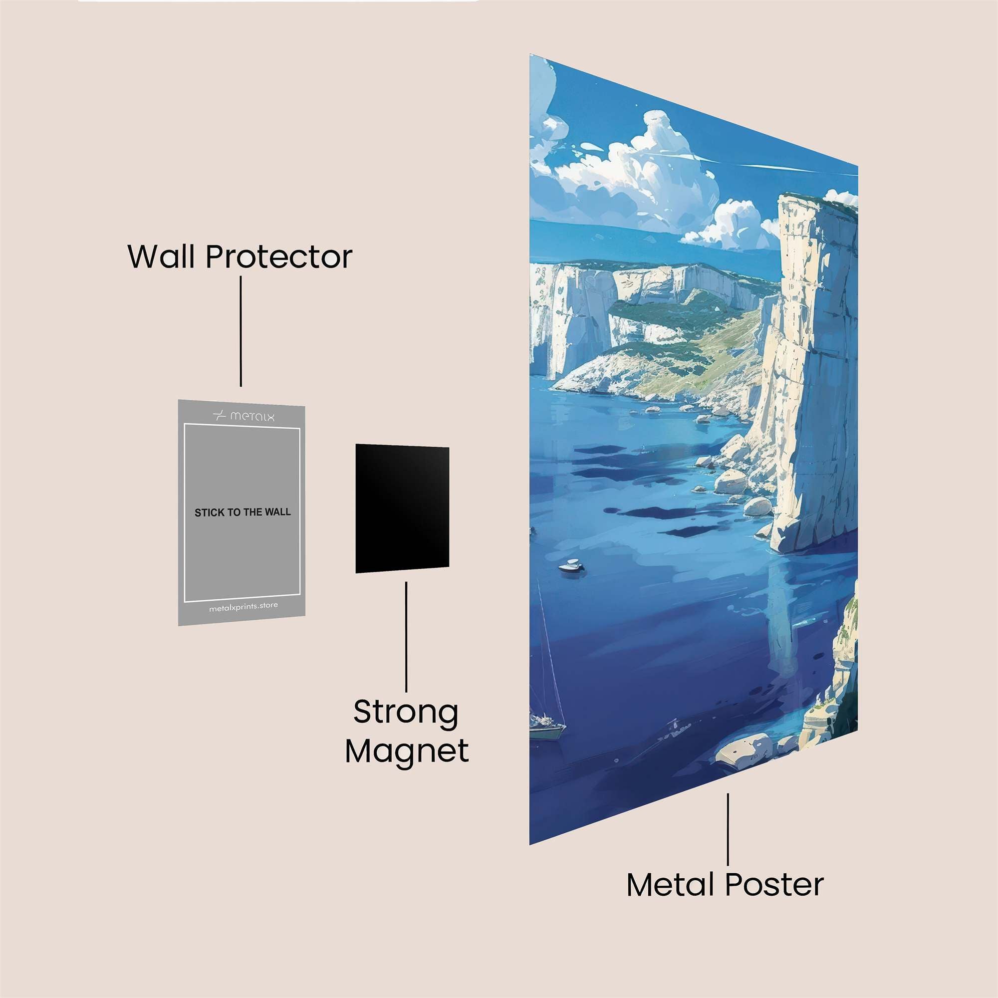 Cliff Serenity Safe Wall Magnetic / M