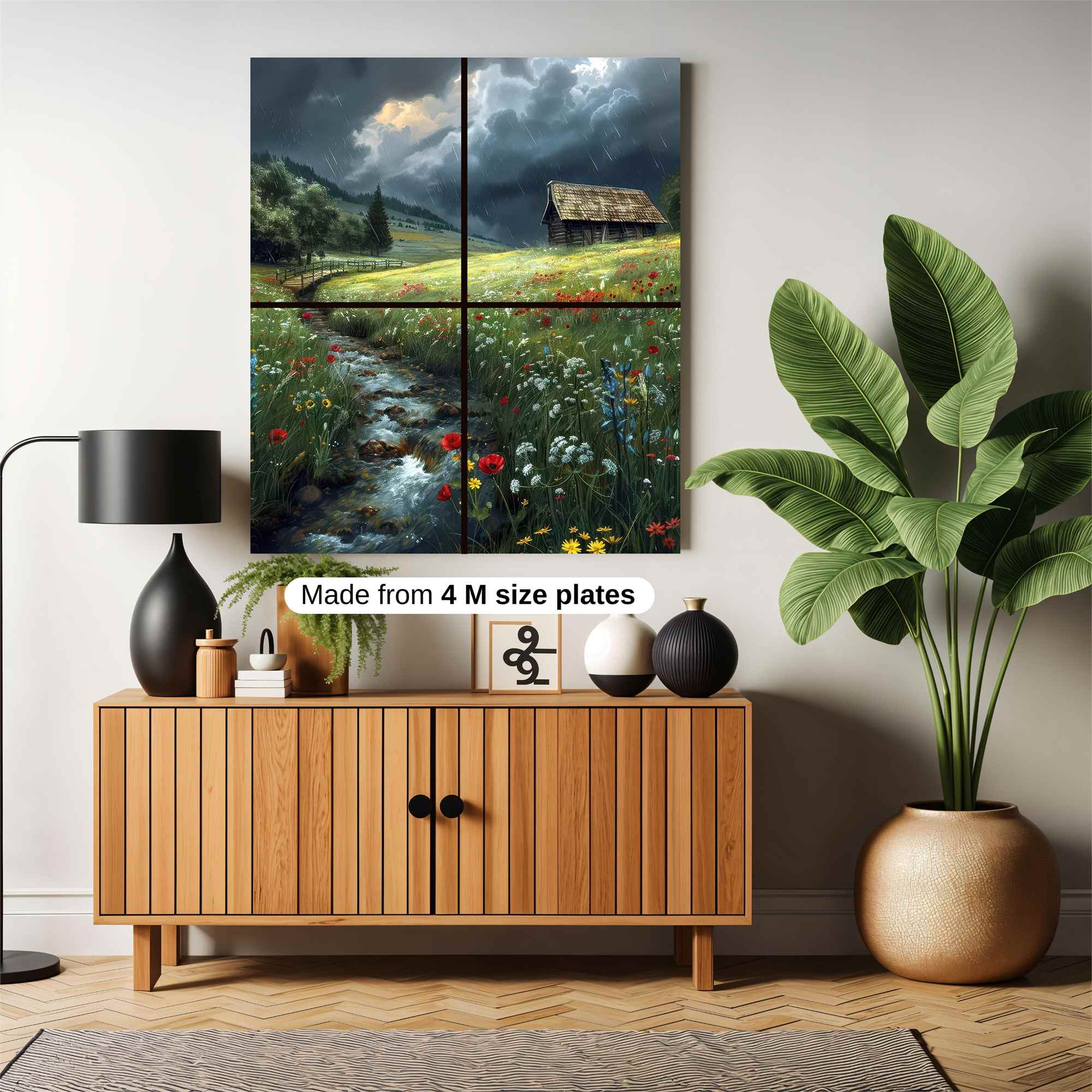 Cottage Serenity Safe Wall Magnetic / M