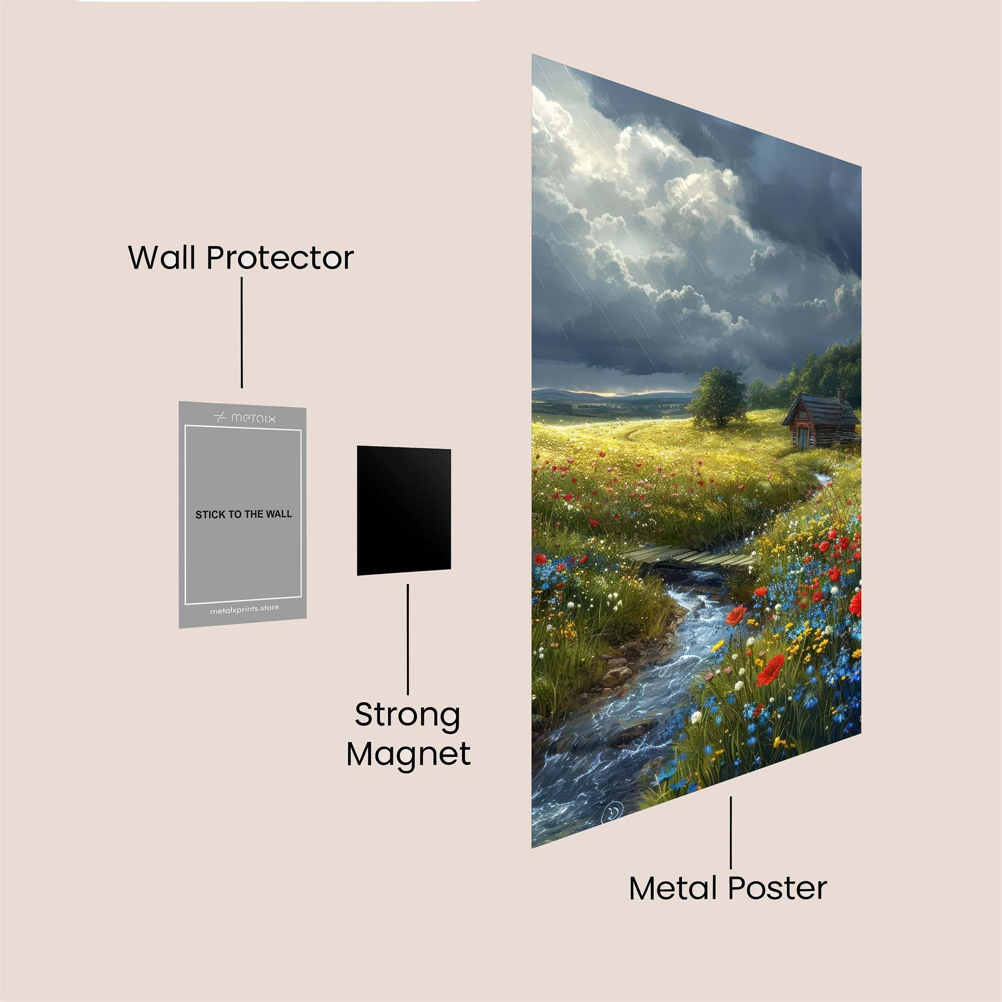 Cabin Serenity Safe Wall Magnetic / M