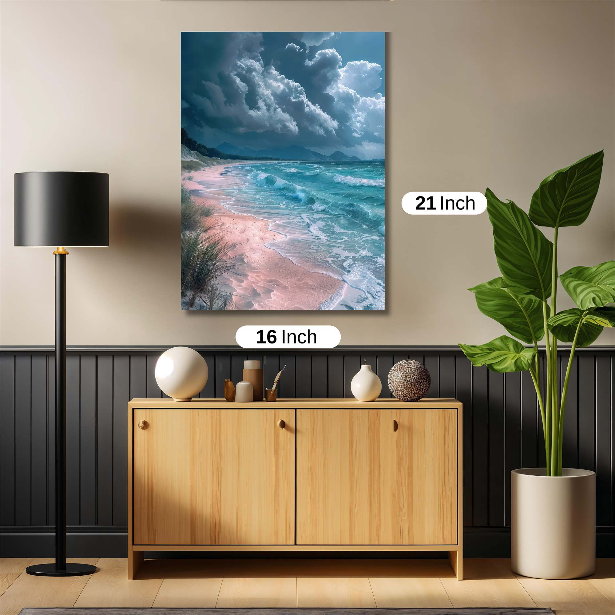 Stormy Serenity Safe Wall Magnetic / M