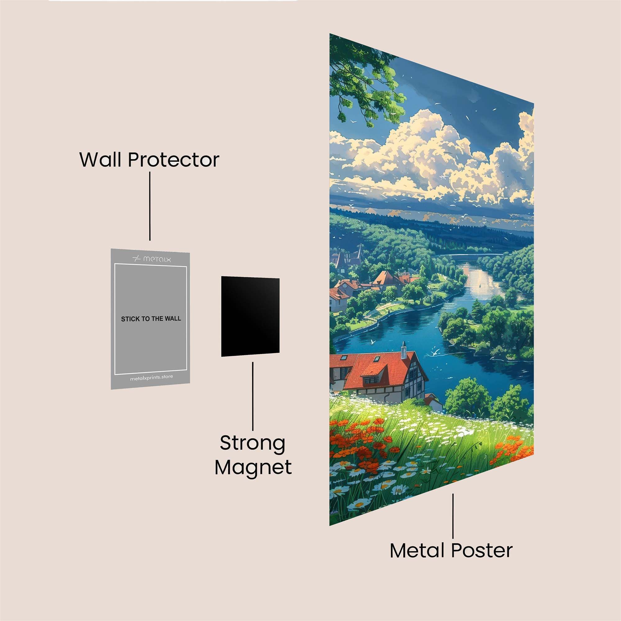 Valley Bliss Safe Wall Magnetic / M