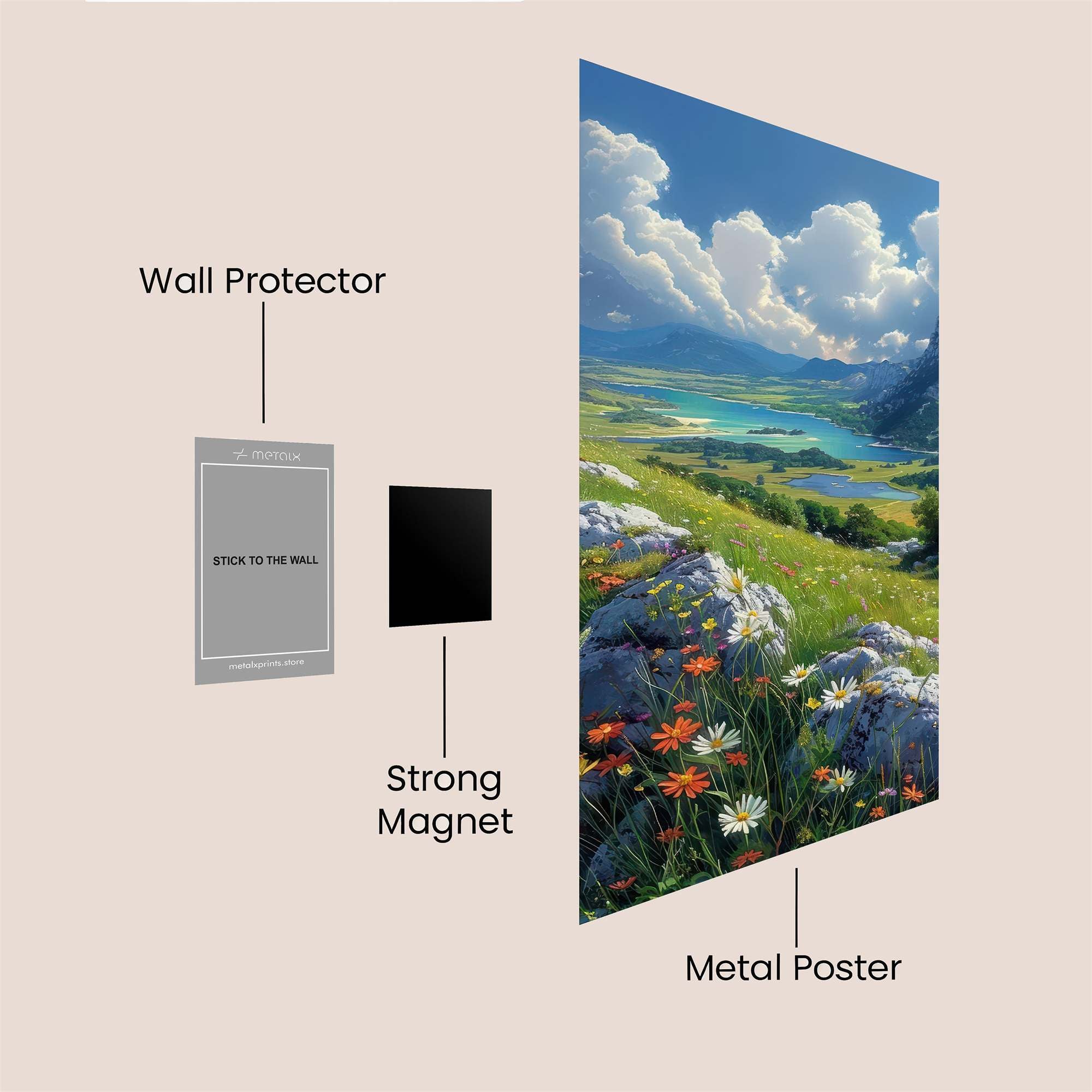 Alpine Bliss Safe Wall Magnetic / M