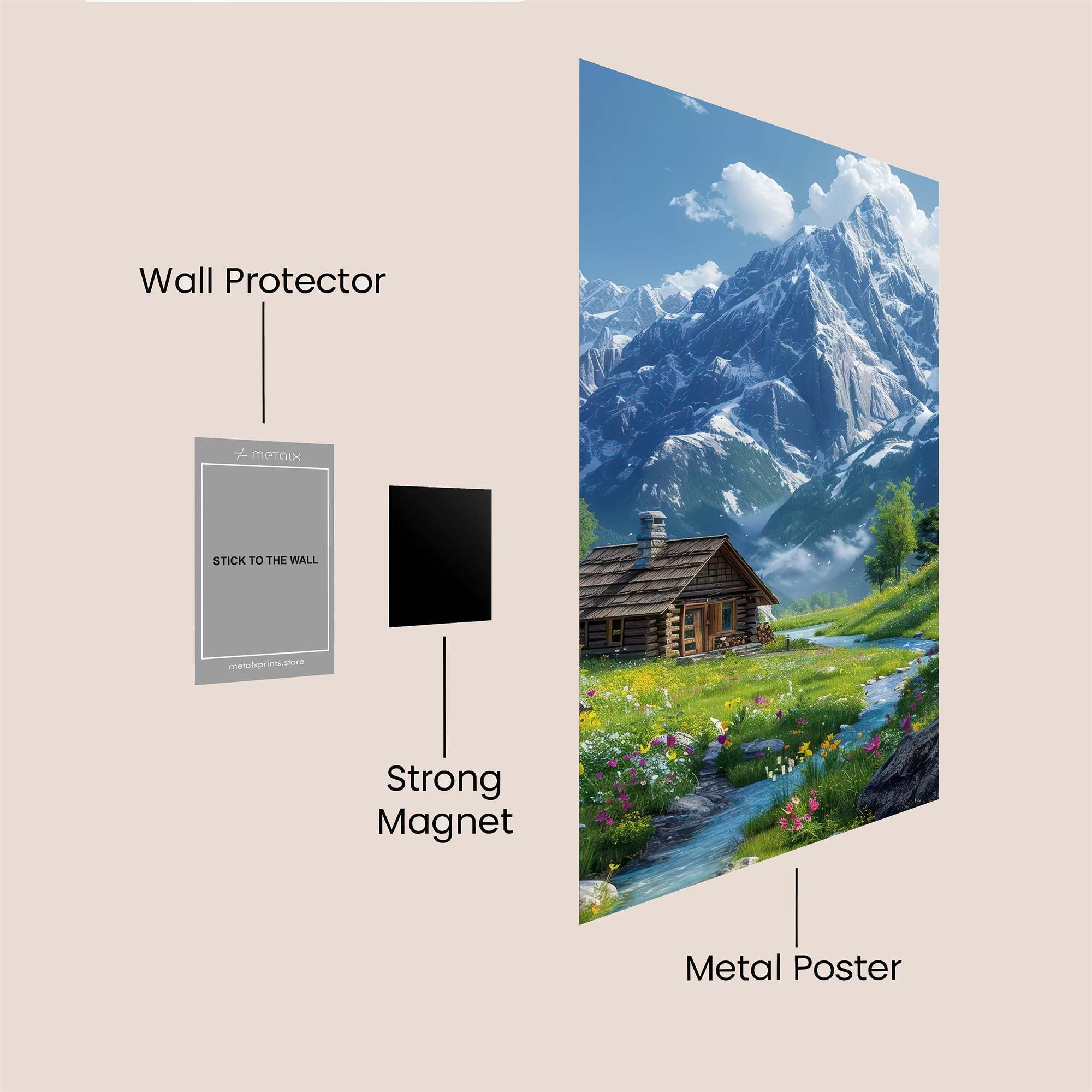 Alpine Serenity Safe Wall Magnetic / M