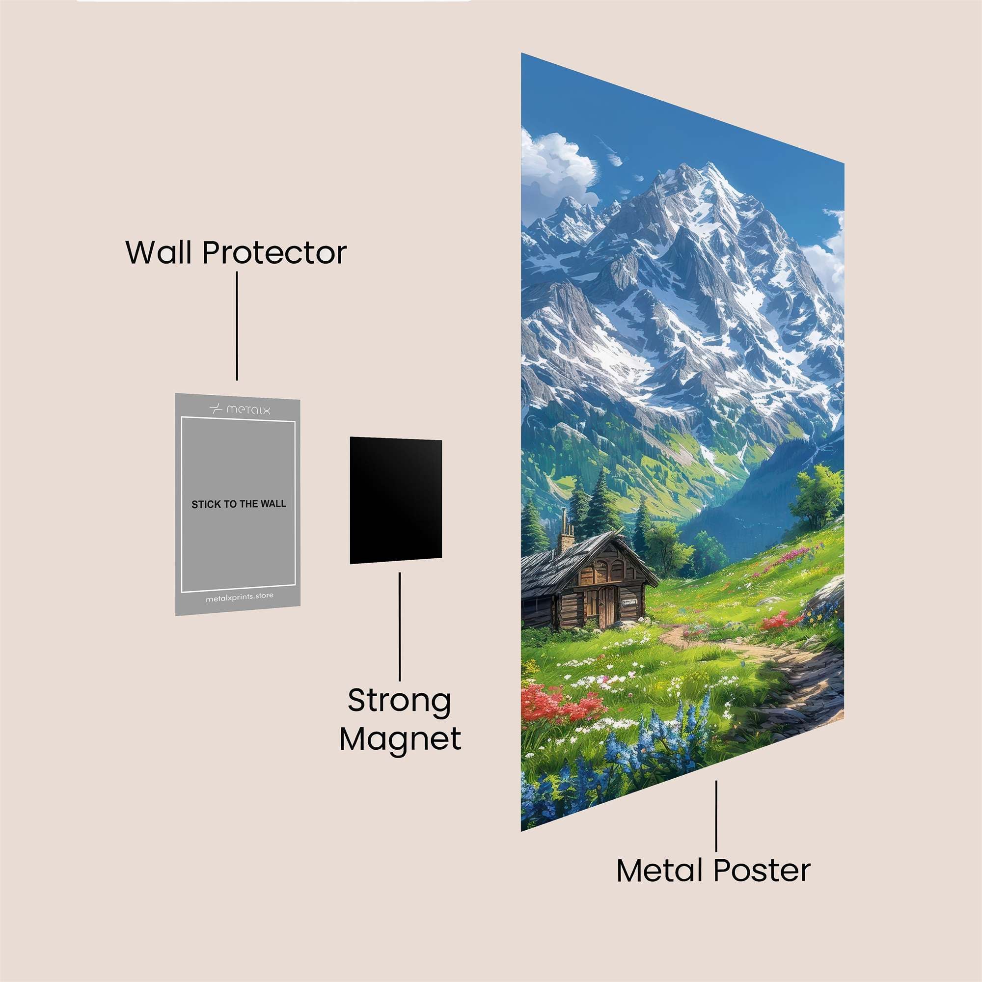 Matterhorn Serenity Safe Wall Magnetic / M