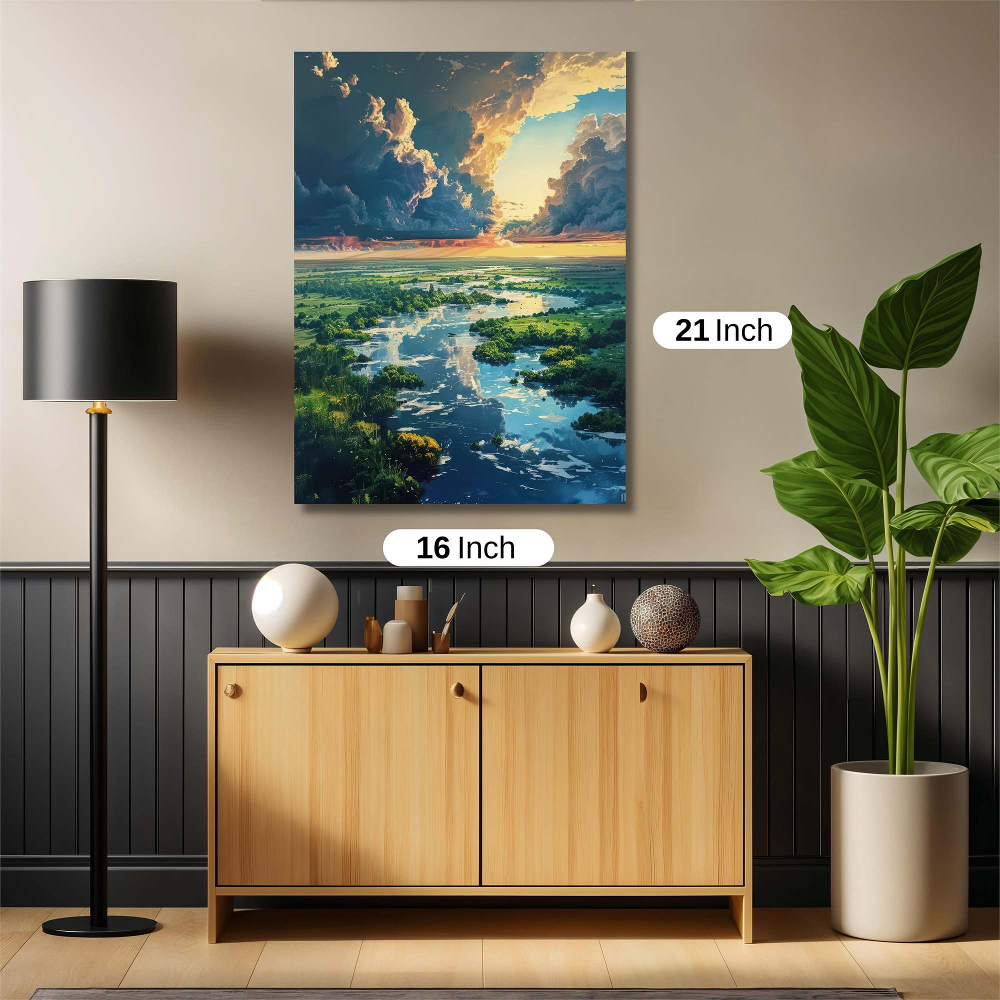 Sunset Serenity Safe Wall Magnetic / M