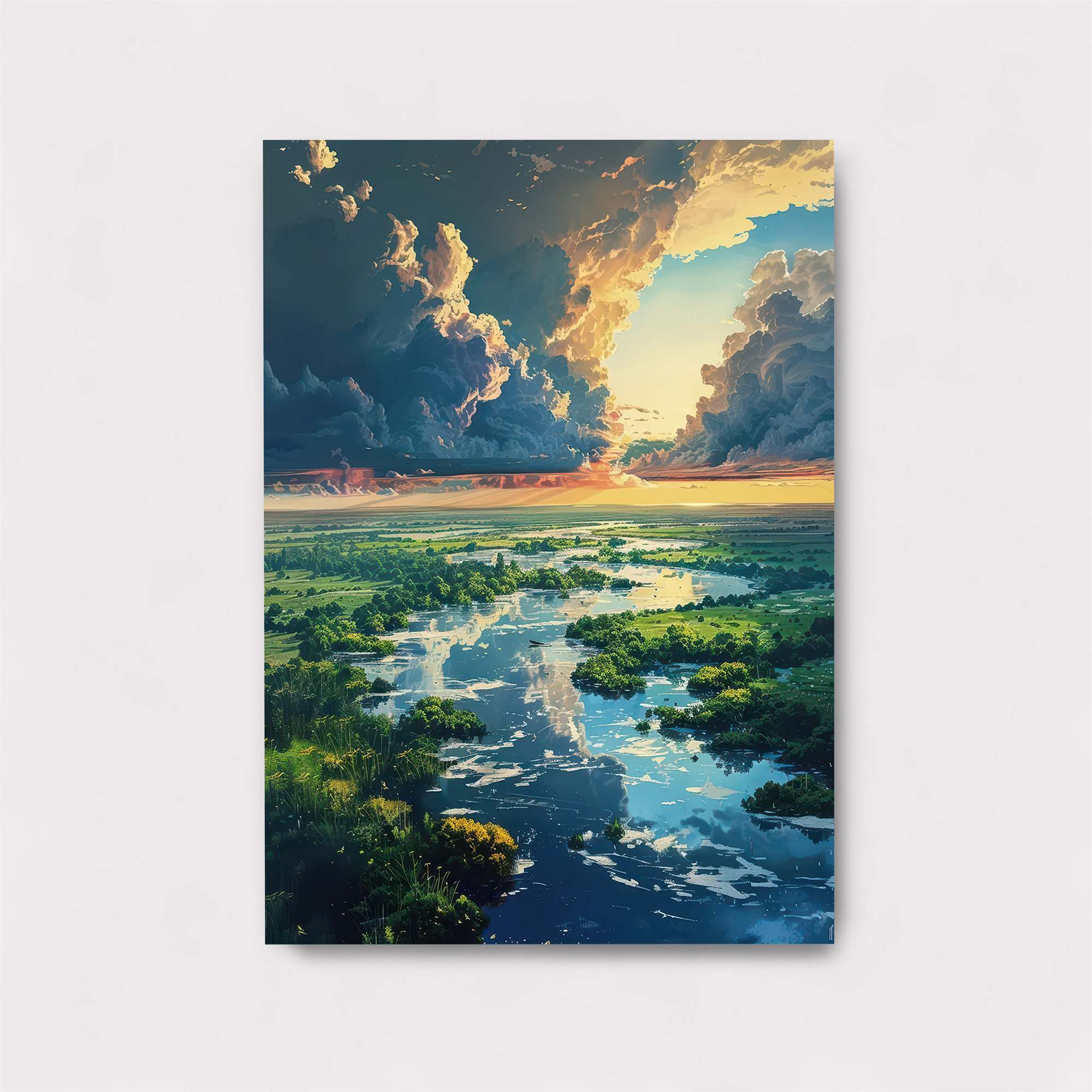 Sunset Serenity Safe Wall Magnetic / M