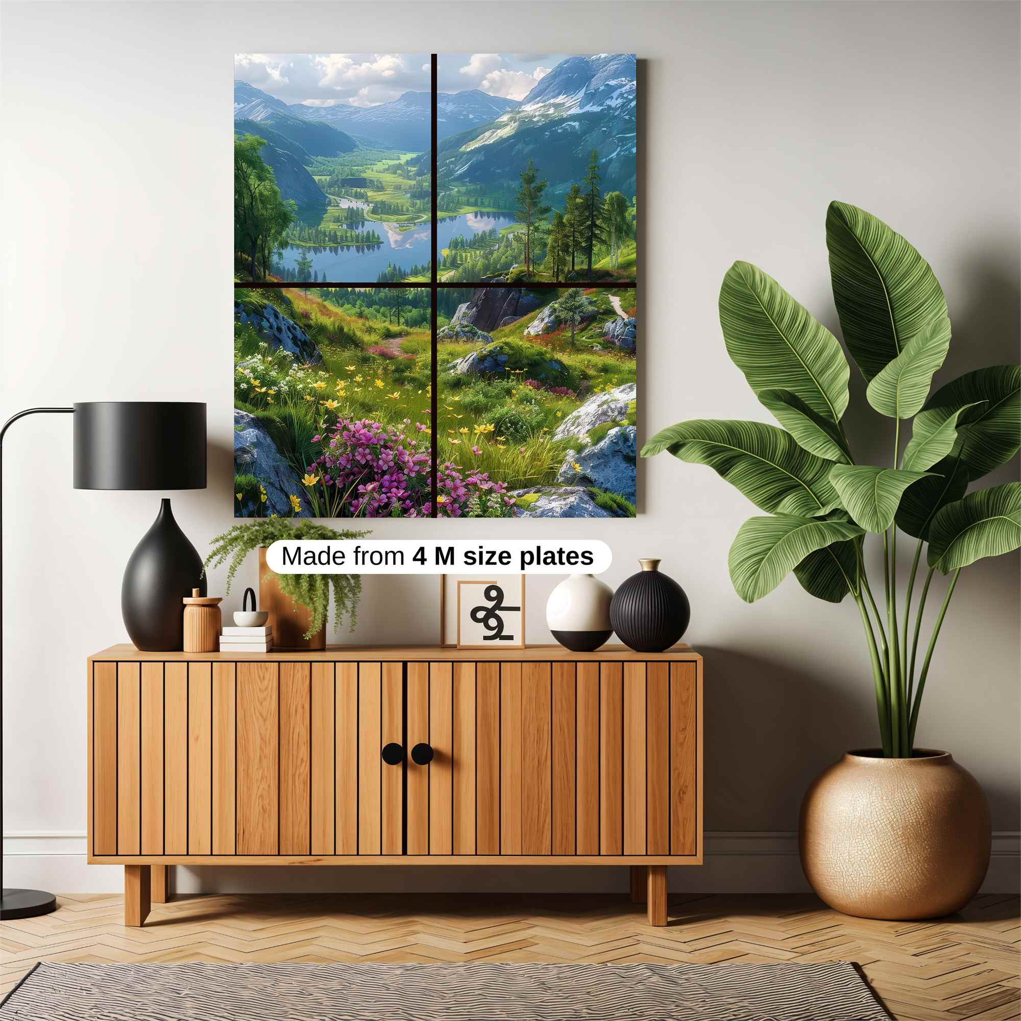 Mountain Serenity Safe Wall Magnetic / M