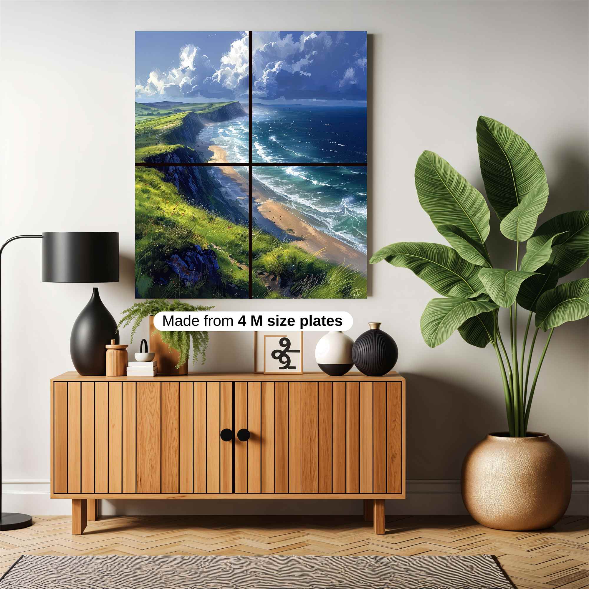 Coastal Serenity Safe Wall Magnetic / M