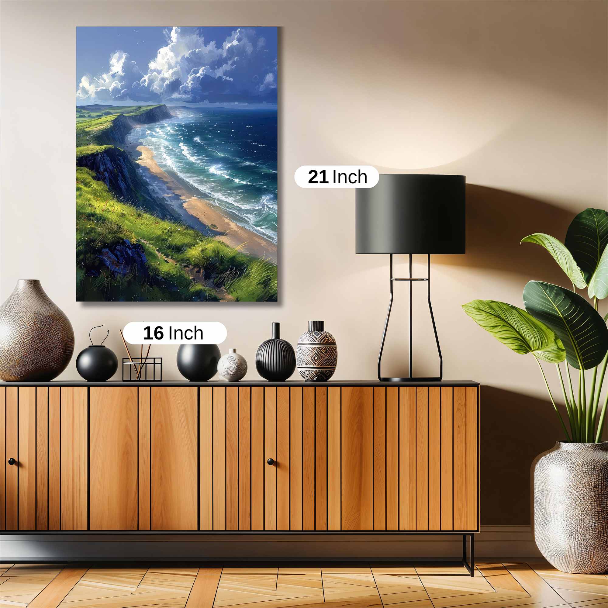 Coastal Serenity Safe Wall Magnetic / M