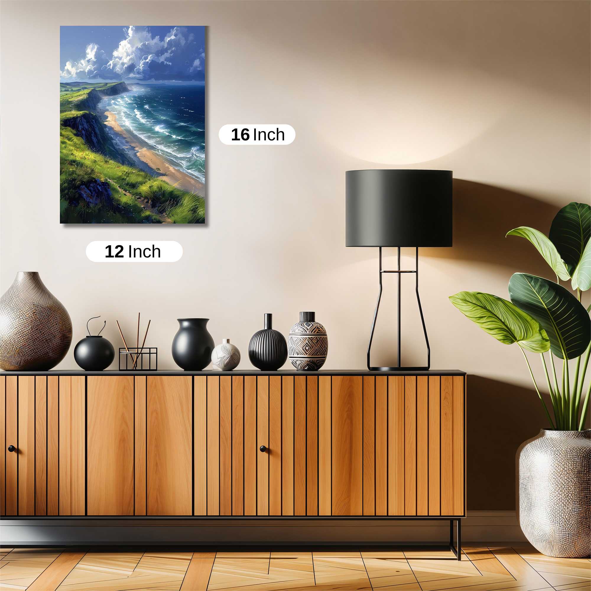 Coastal Serenity Safe Wall Magnetic / M