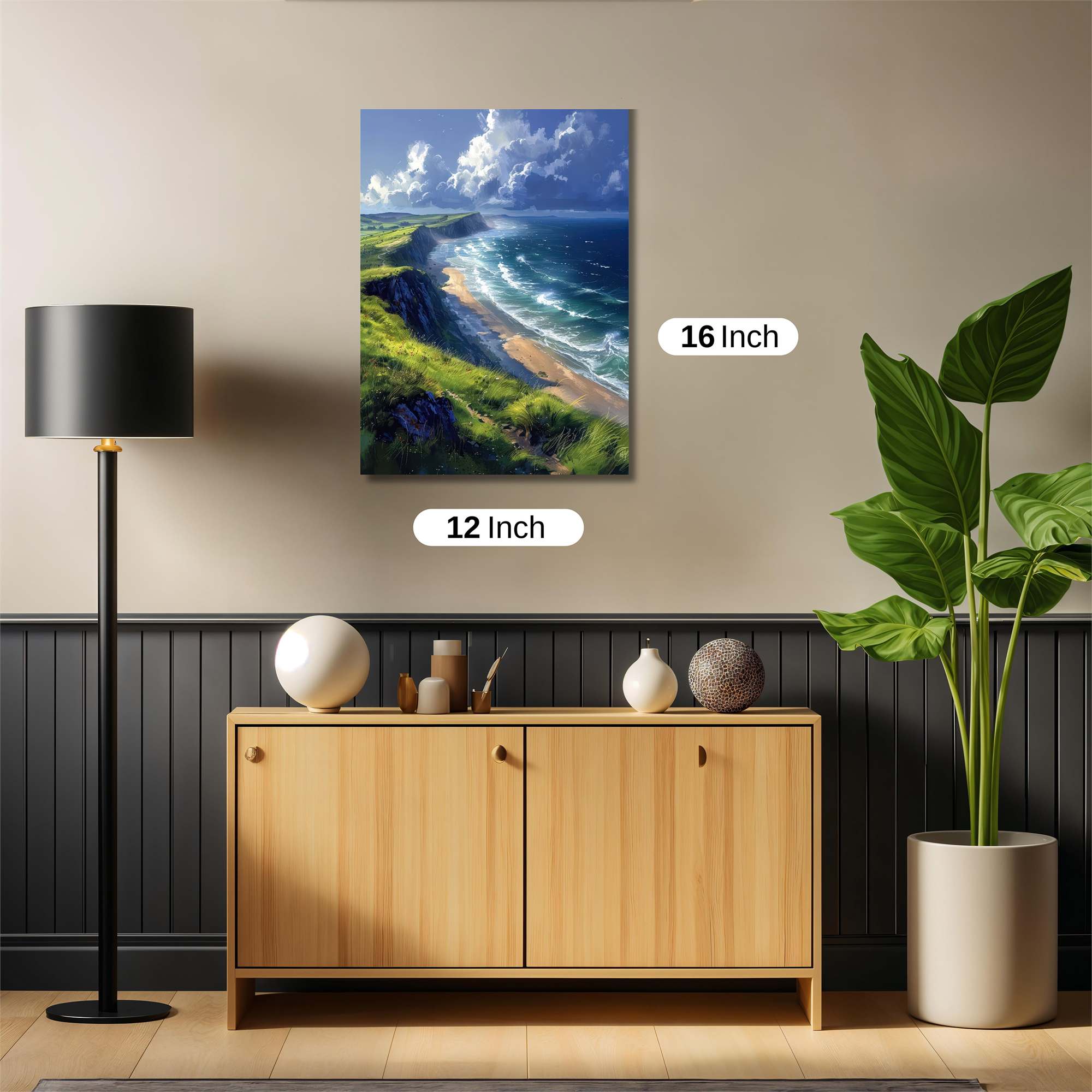 Coastal Serenity Safe Wall Magnetic / M