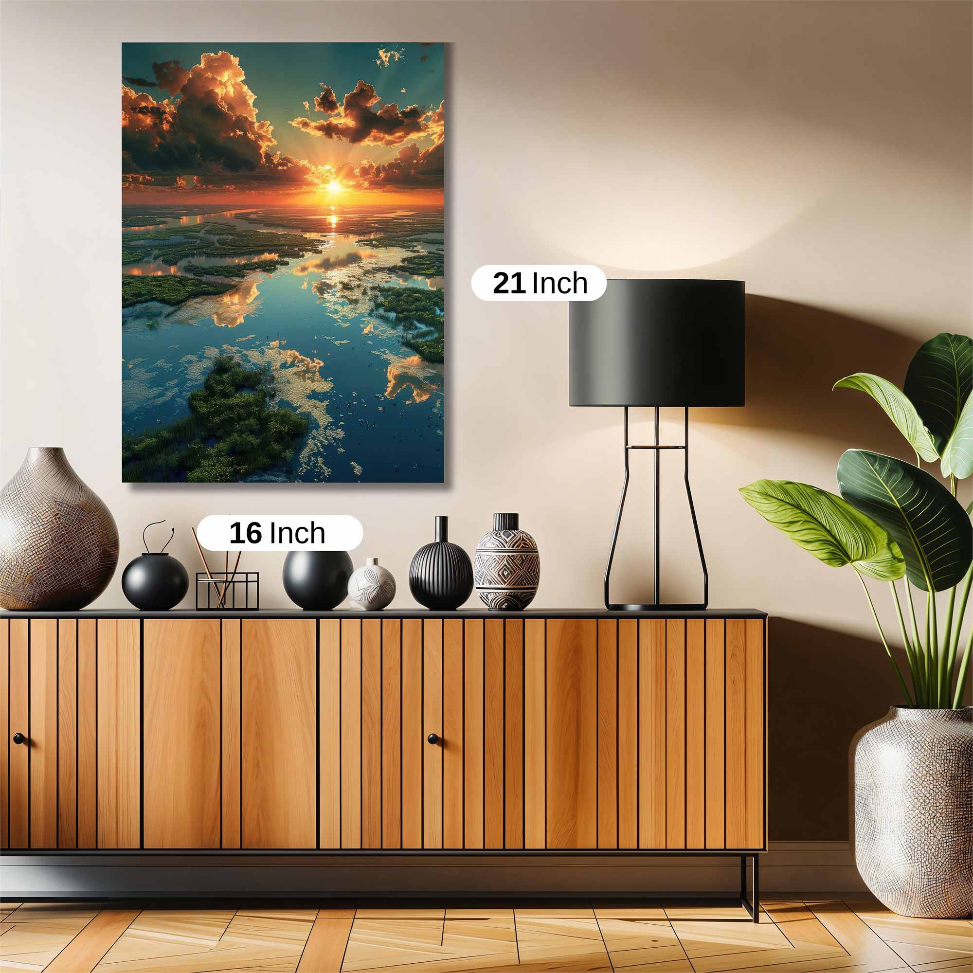 Sunset Serenity Safe Wall Magnetic / M
