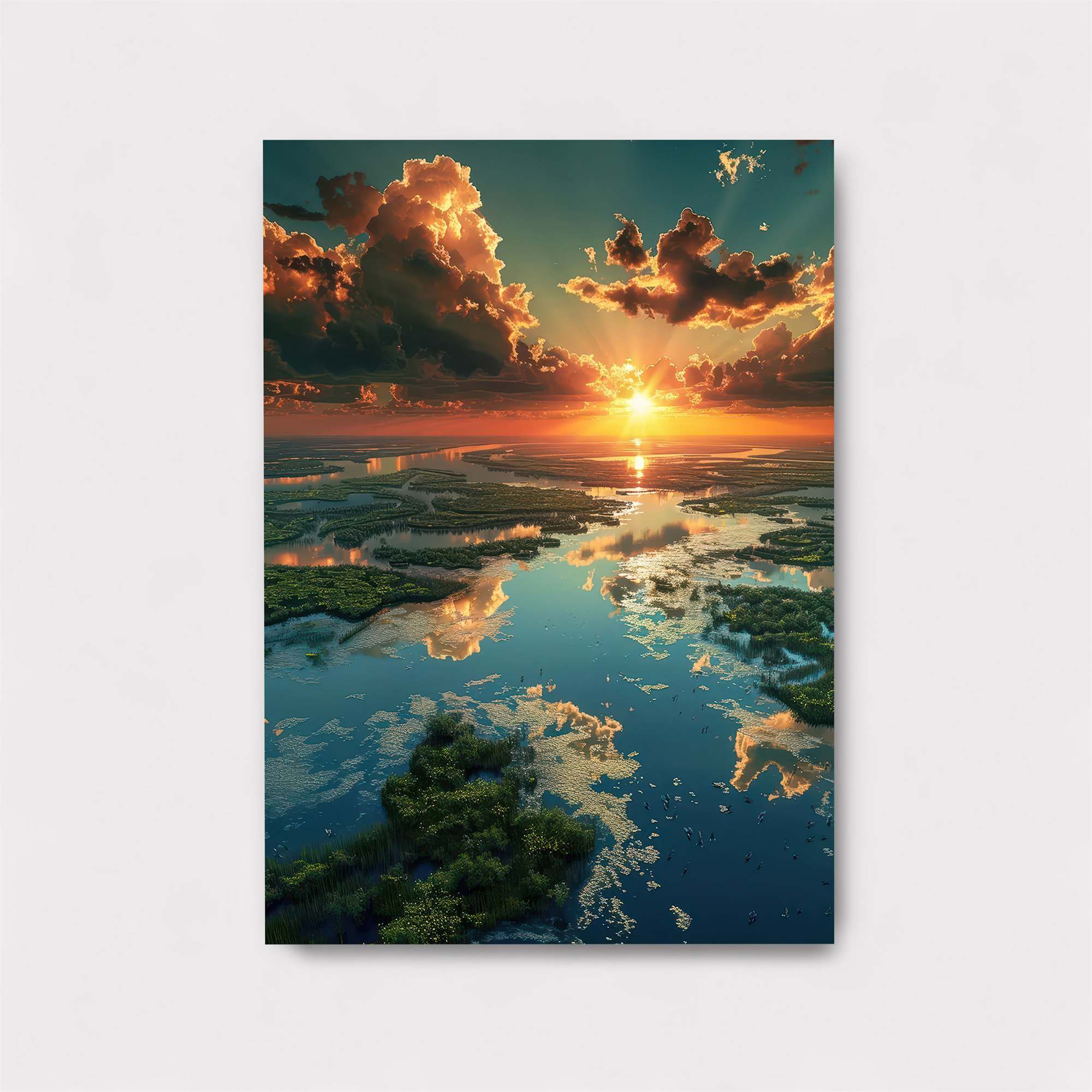 Sunset Serenity Safe Wall Magnetic / M
