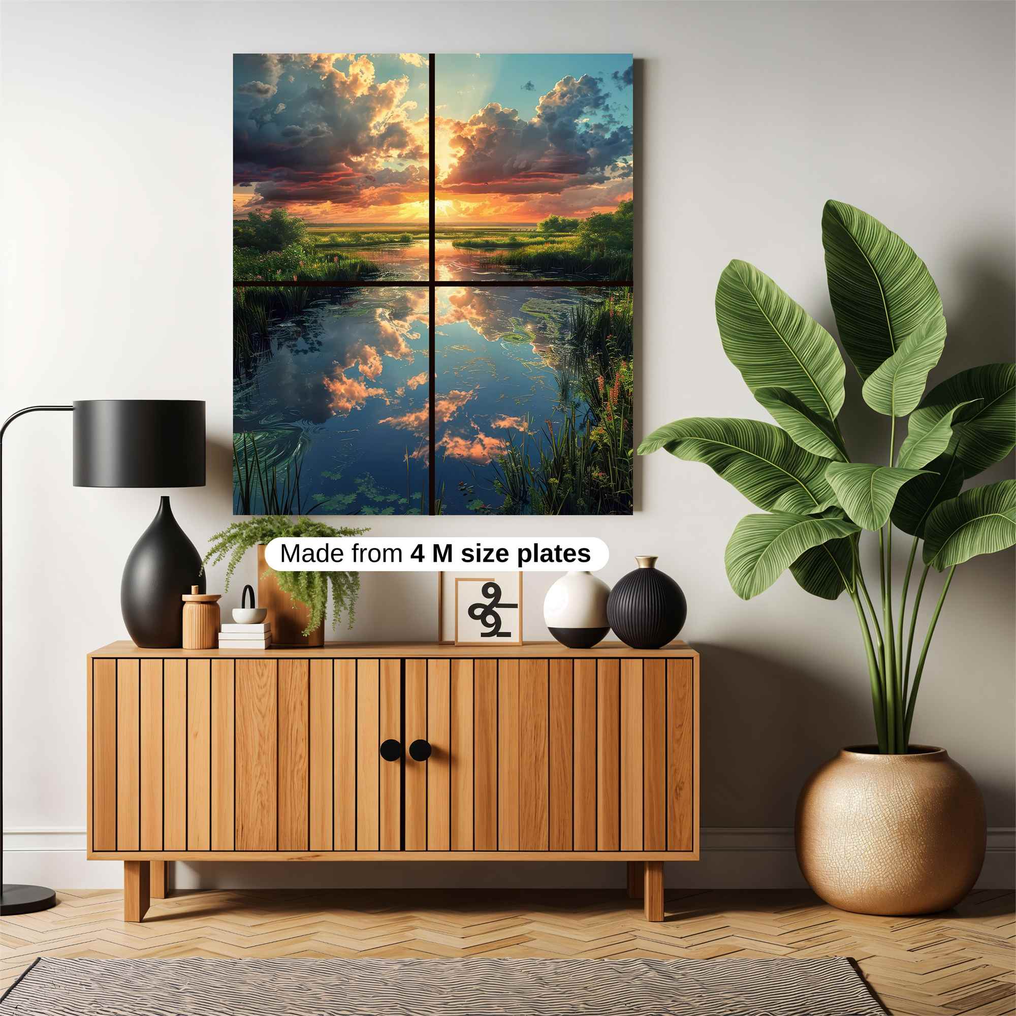 Sunset Serenity Safe Wall Magnetic / M