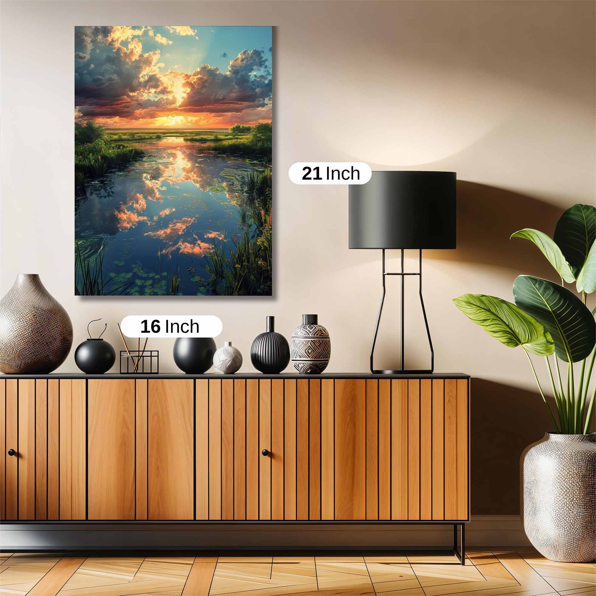 Sunset Serenity Safe Wall Magnetic / M