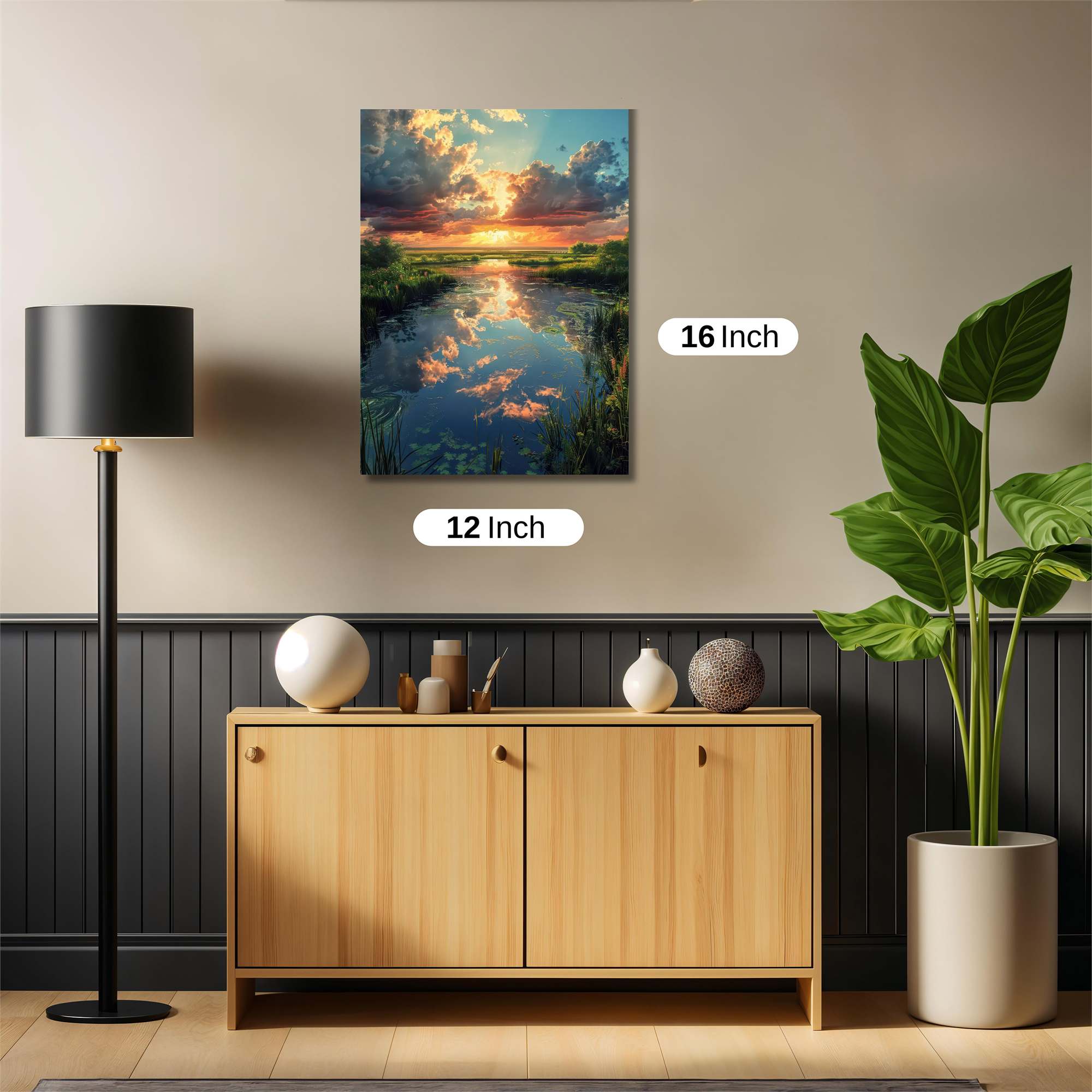 Sunset Serenity Safe Wall Magnetic / M