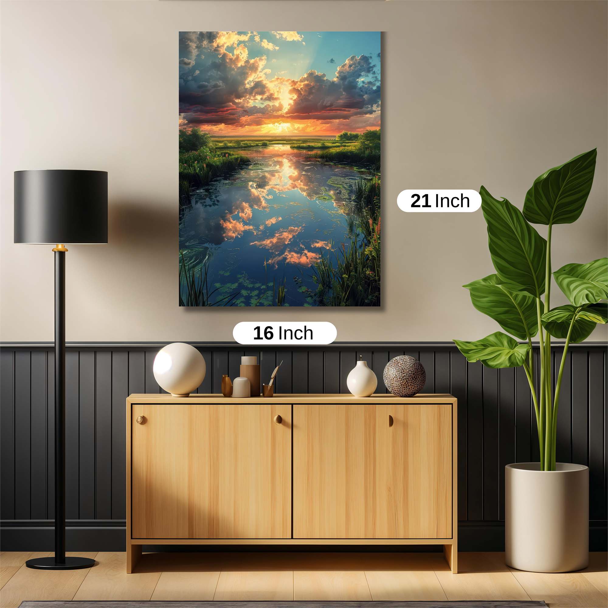 Sunset Serenity Safe Wall Magnetic / M