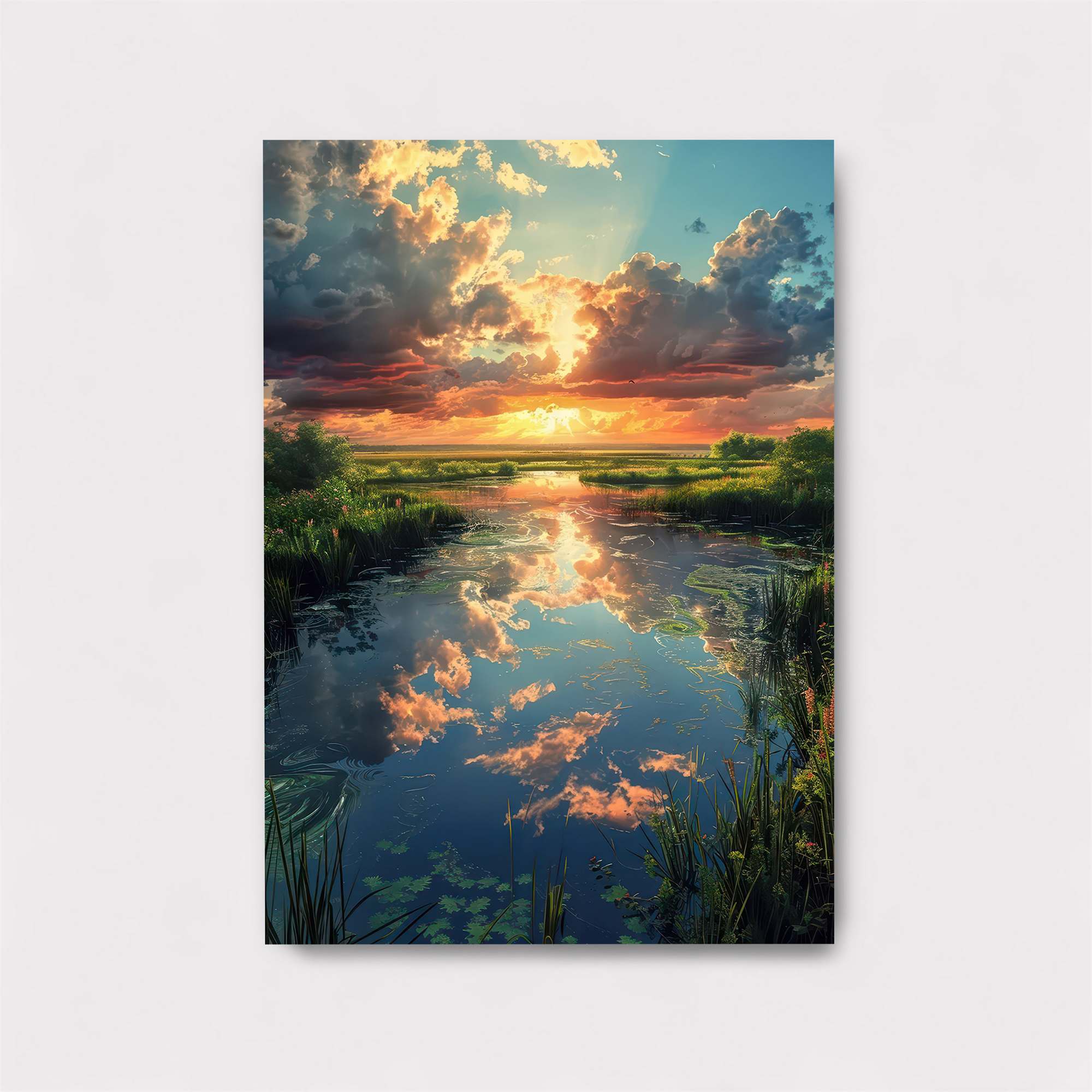 Sunset Serenity Safe Wall Magnetic / M