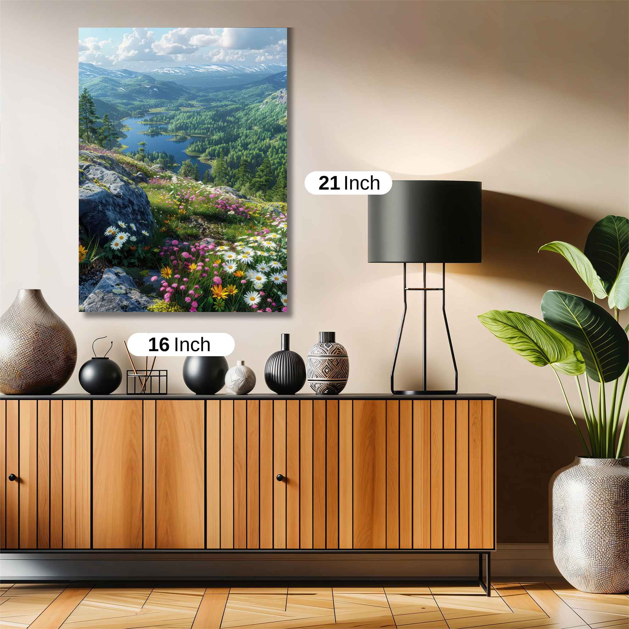 Mountain Serenity Safe Wall Magnetic / M